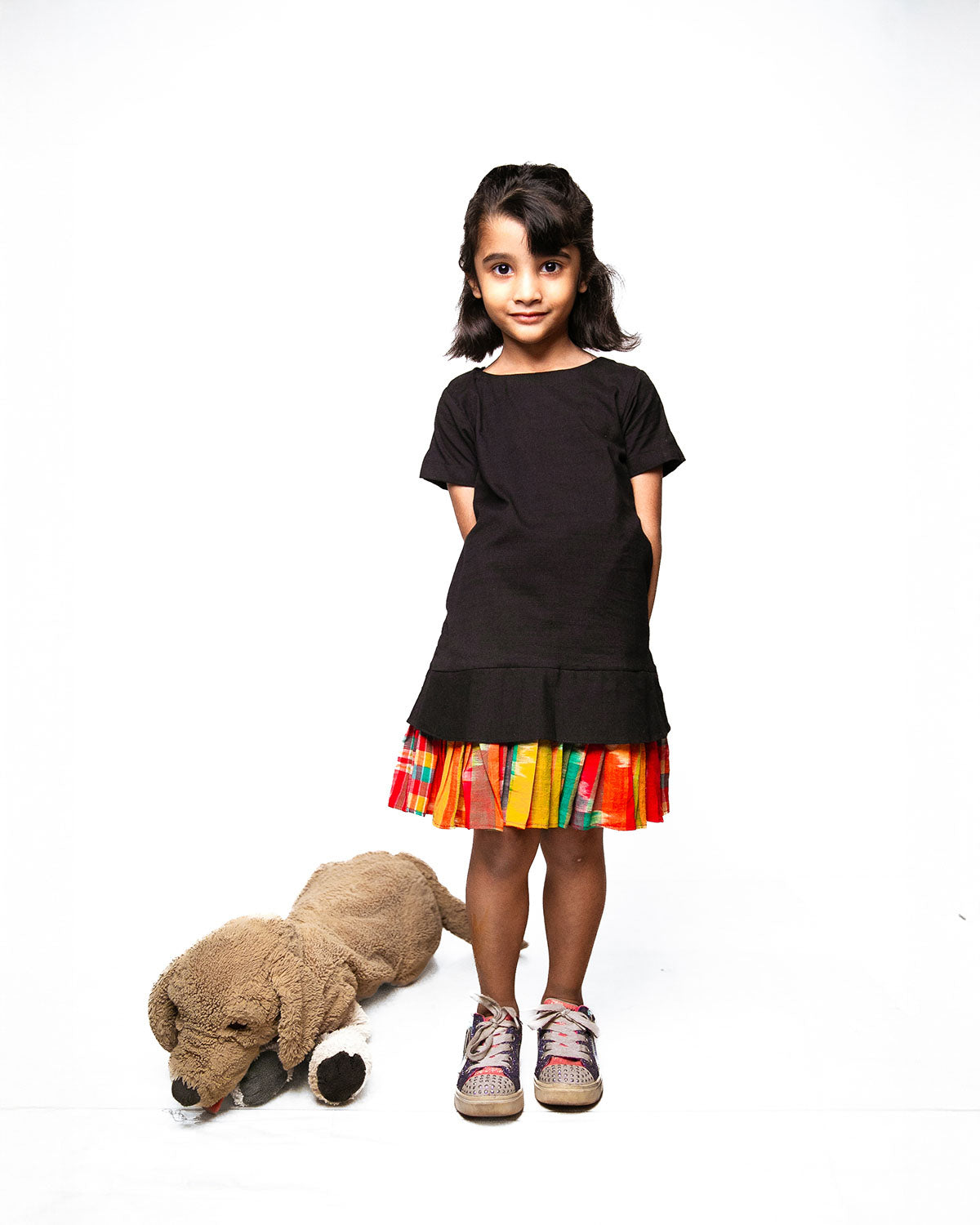 Mini Straight Frill Dress