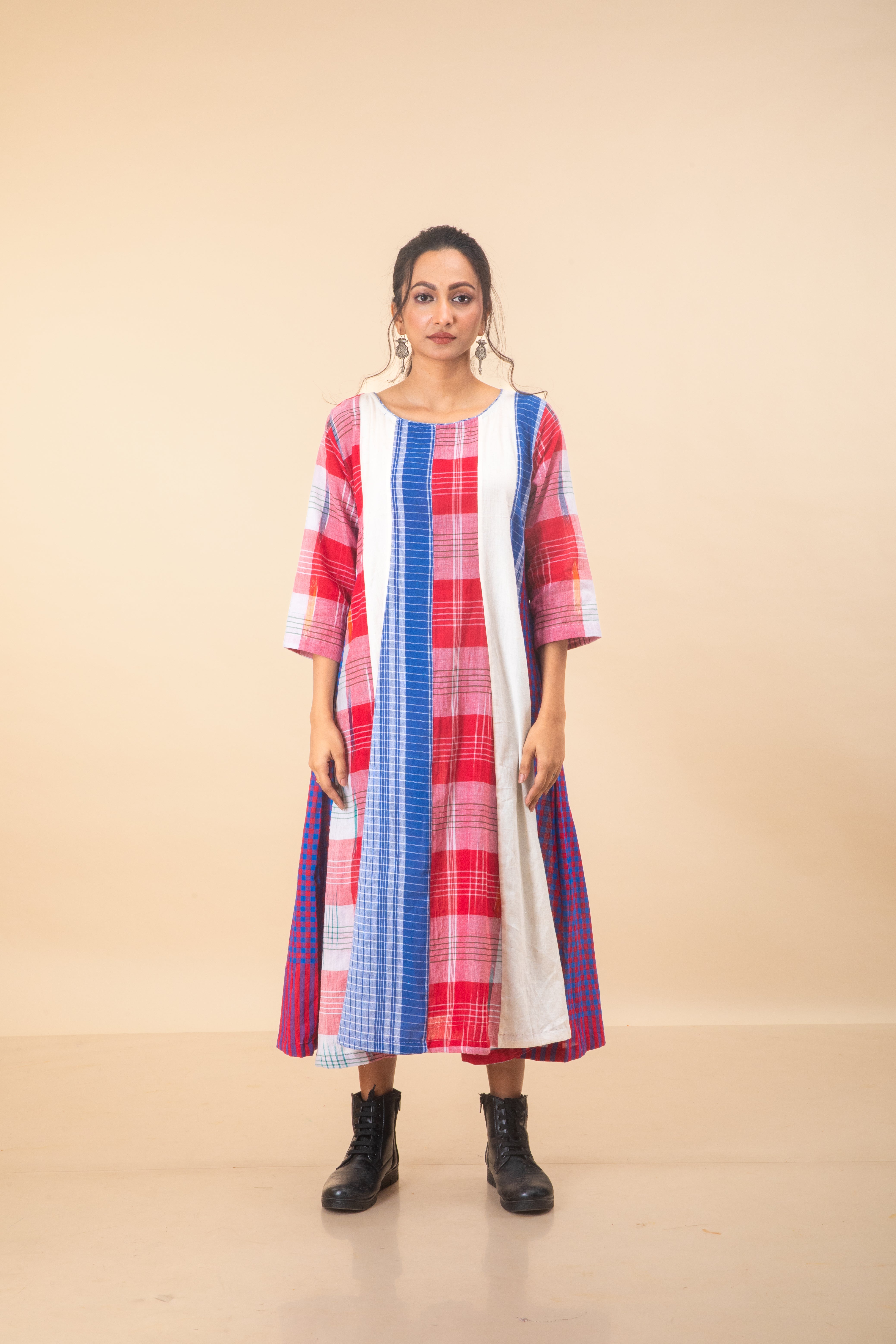 Miss Marvel 16 Panelled Red Dress