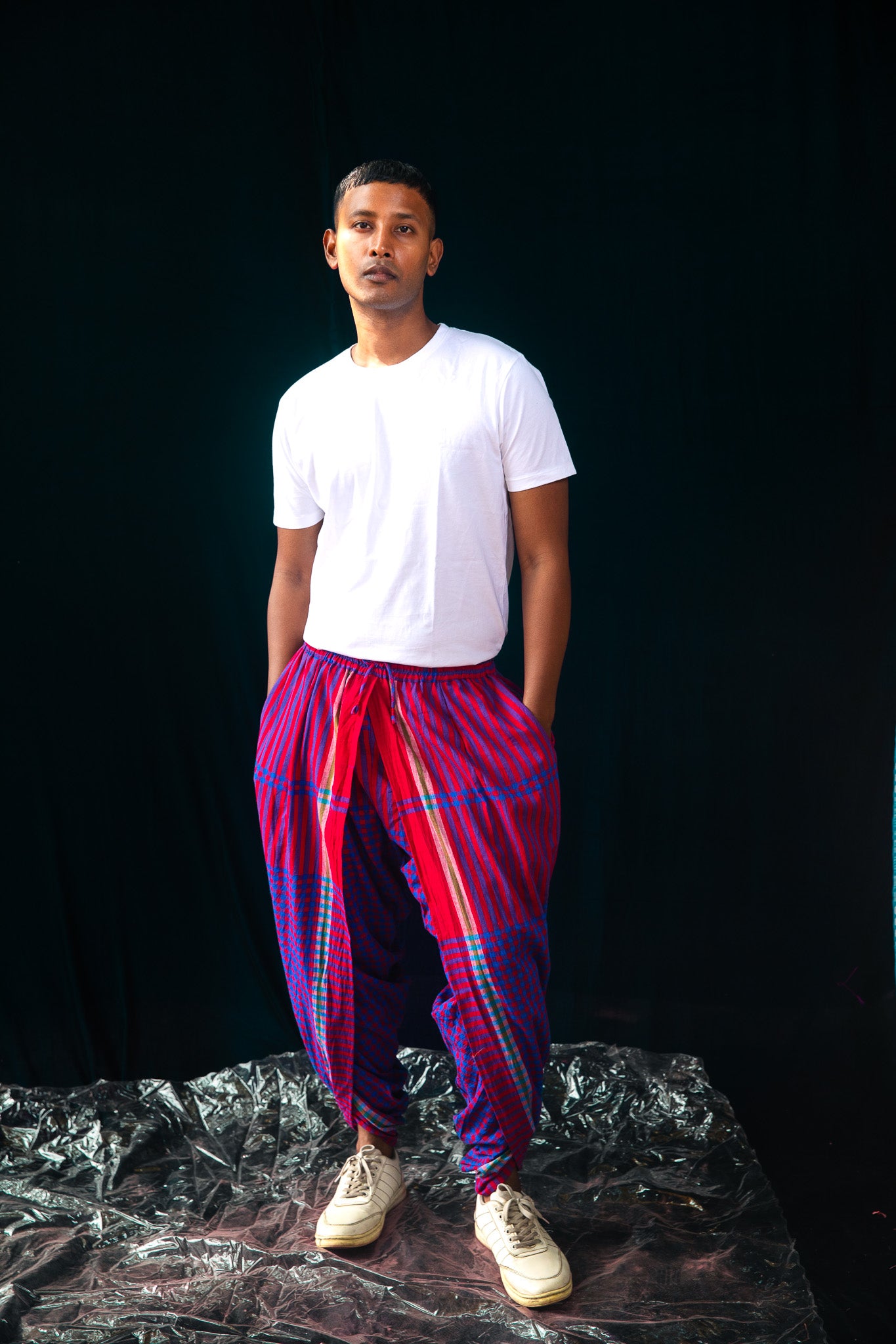 Plum Dhoti