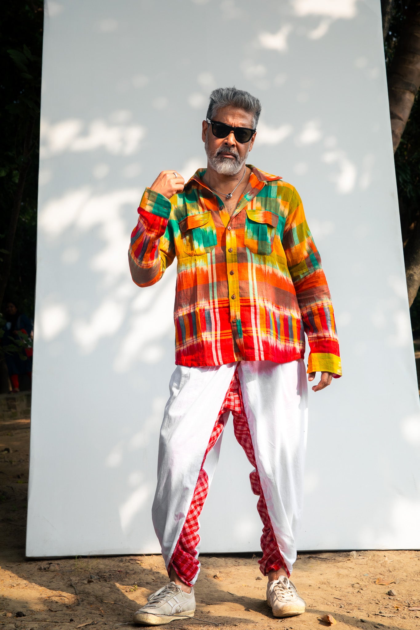 Kotki Shirt + Festive Dual Dhoti Set (2 Piece)