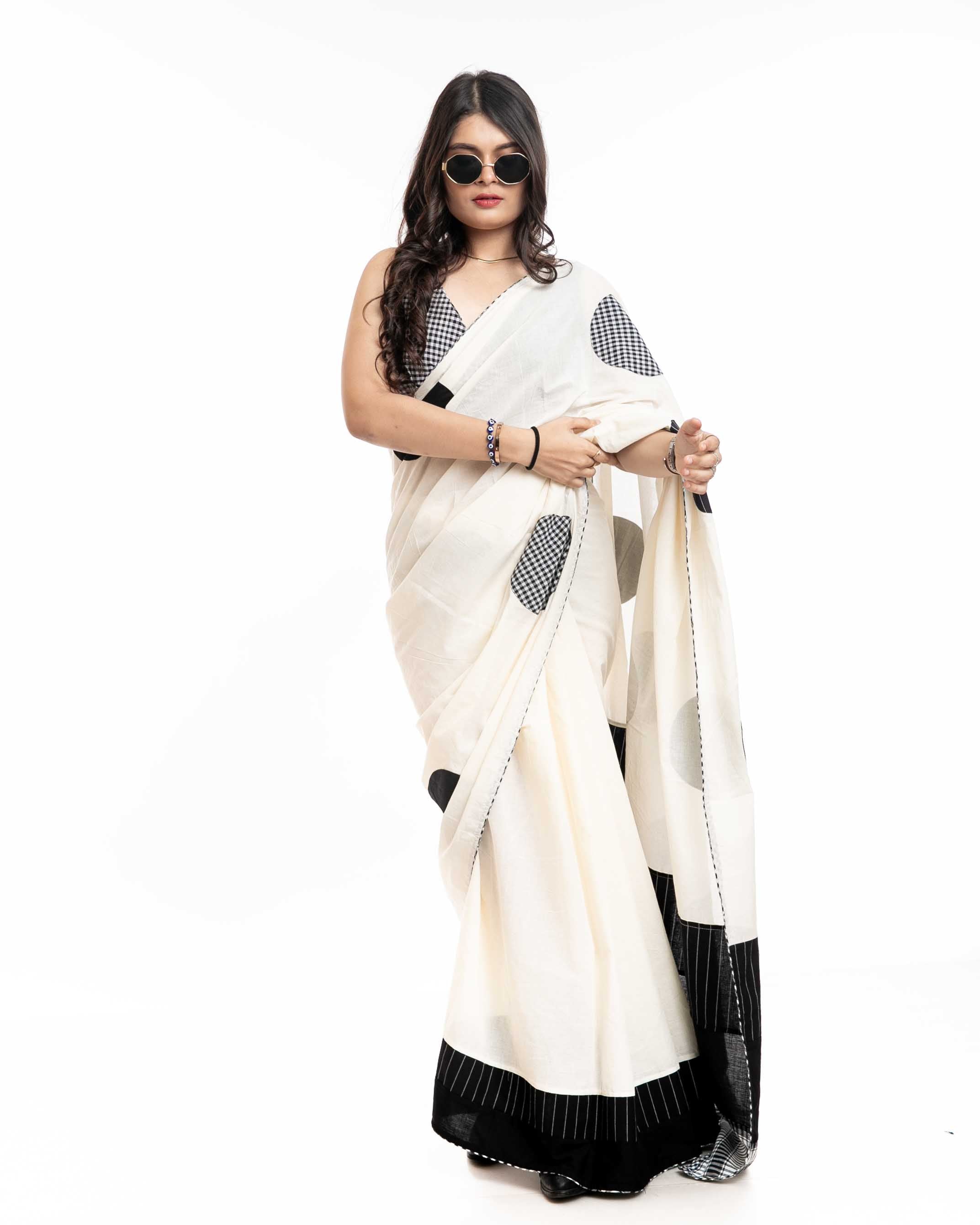 Starry Speckle Saree