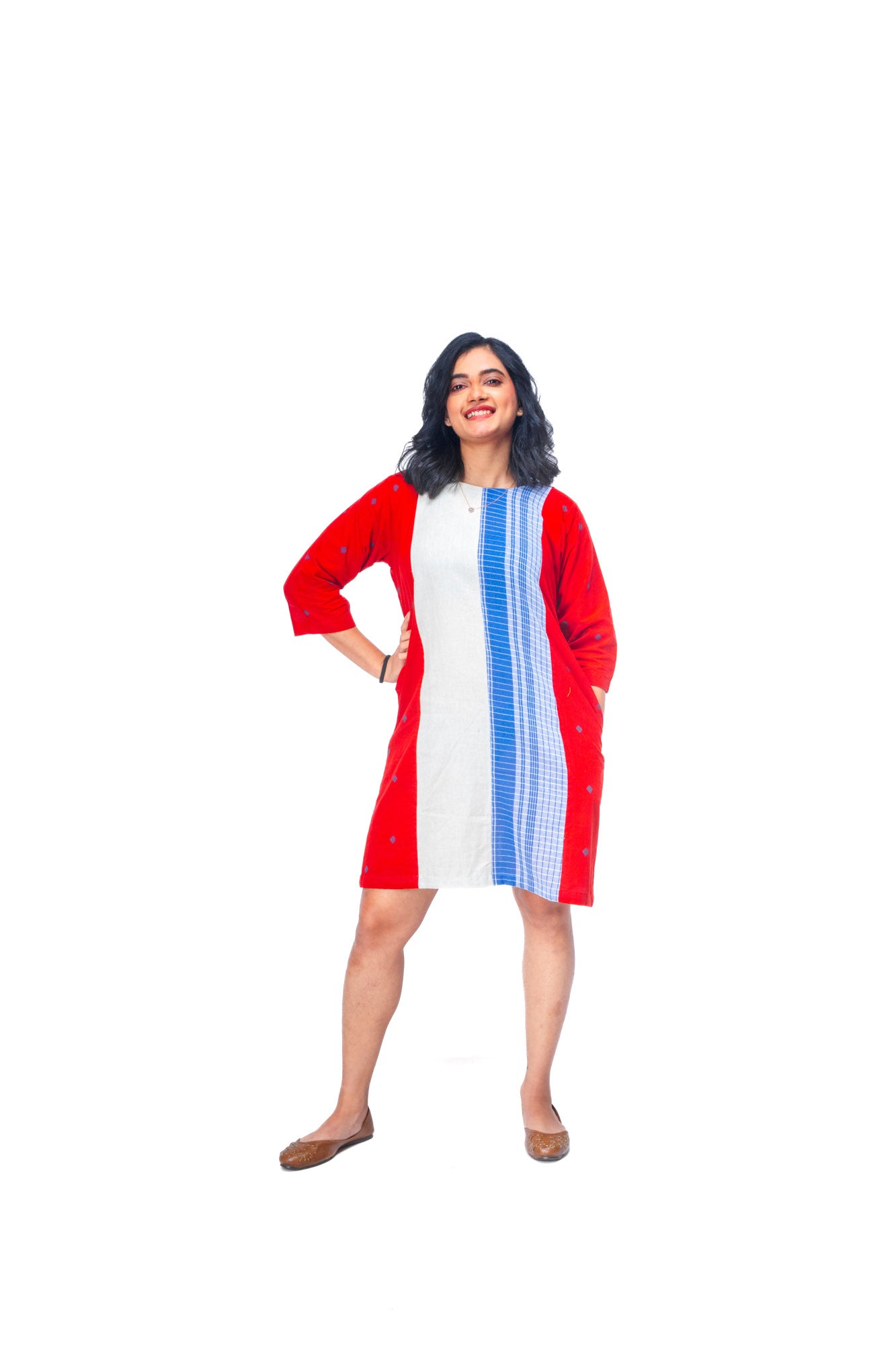 True Red Dandelion Dress