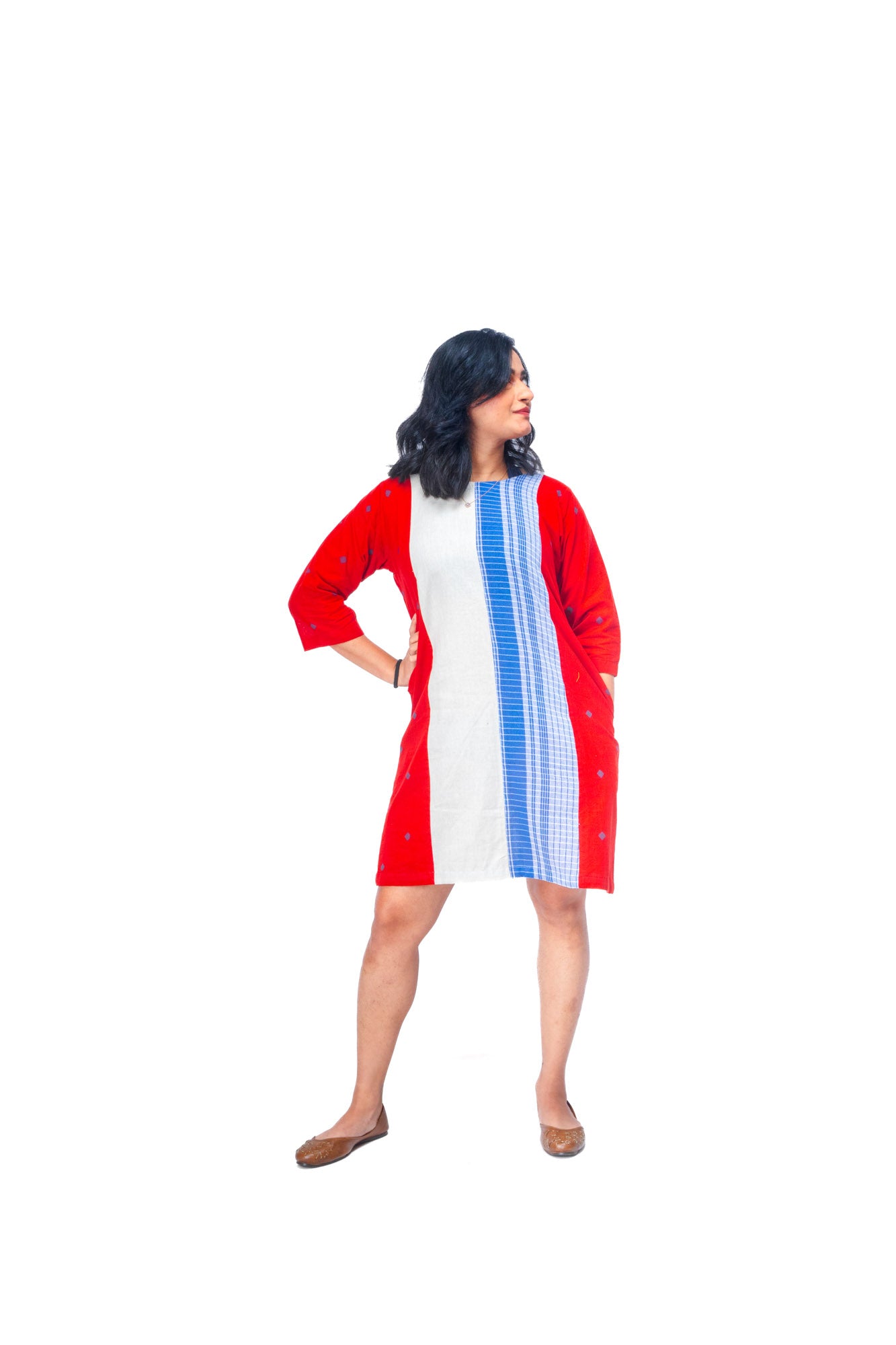 True Red Dandelion Dress