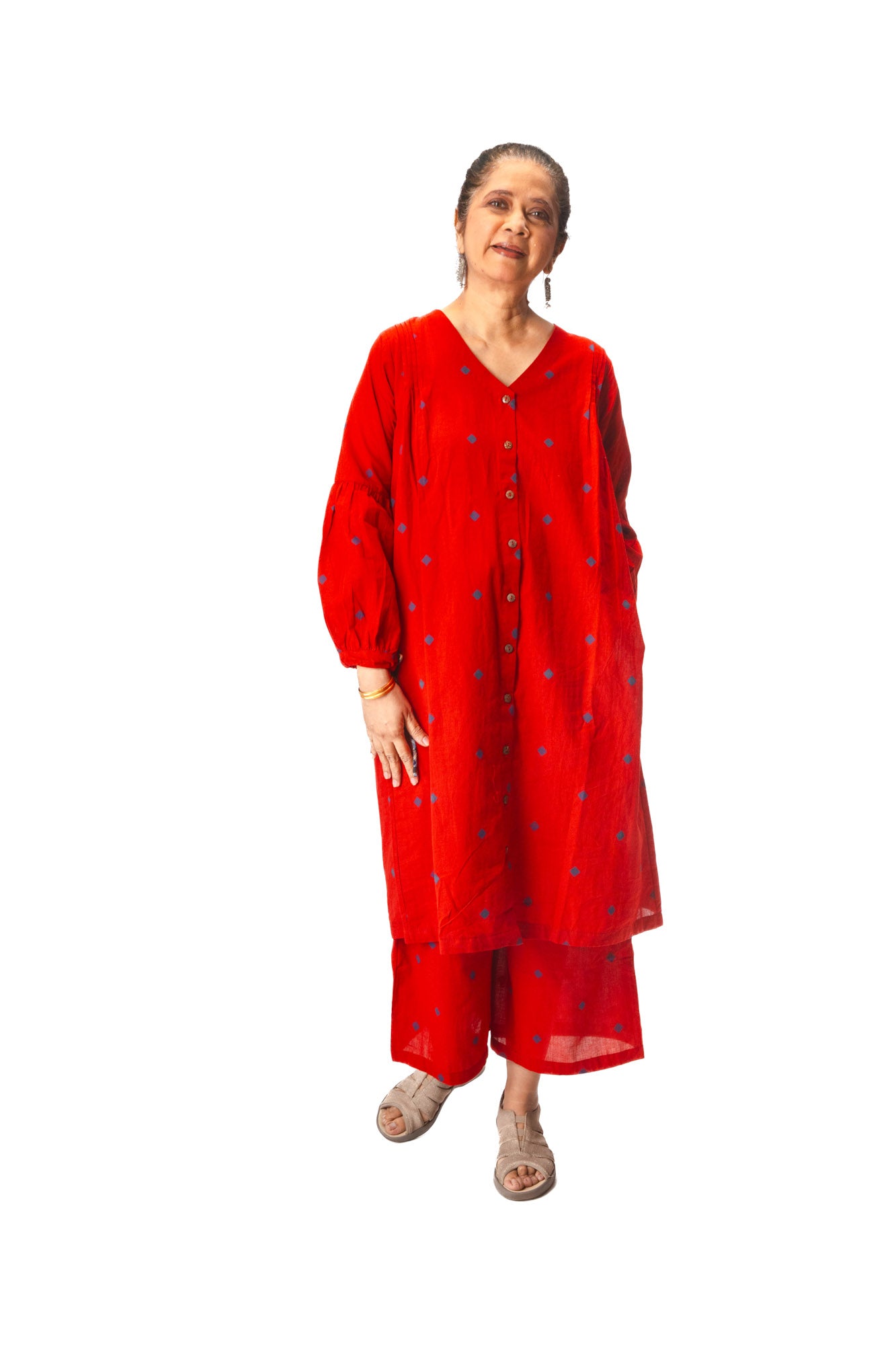 True Red Melody Dress Set