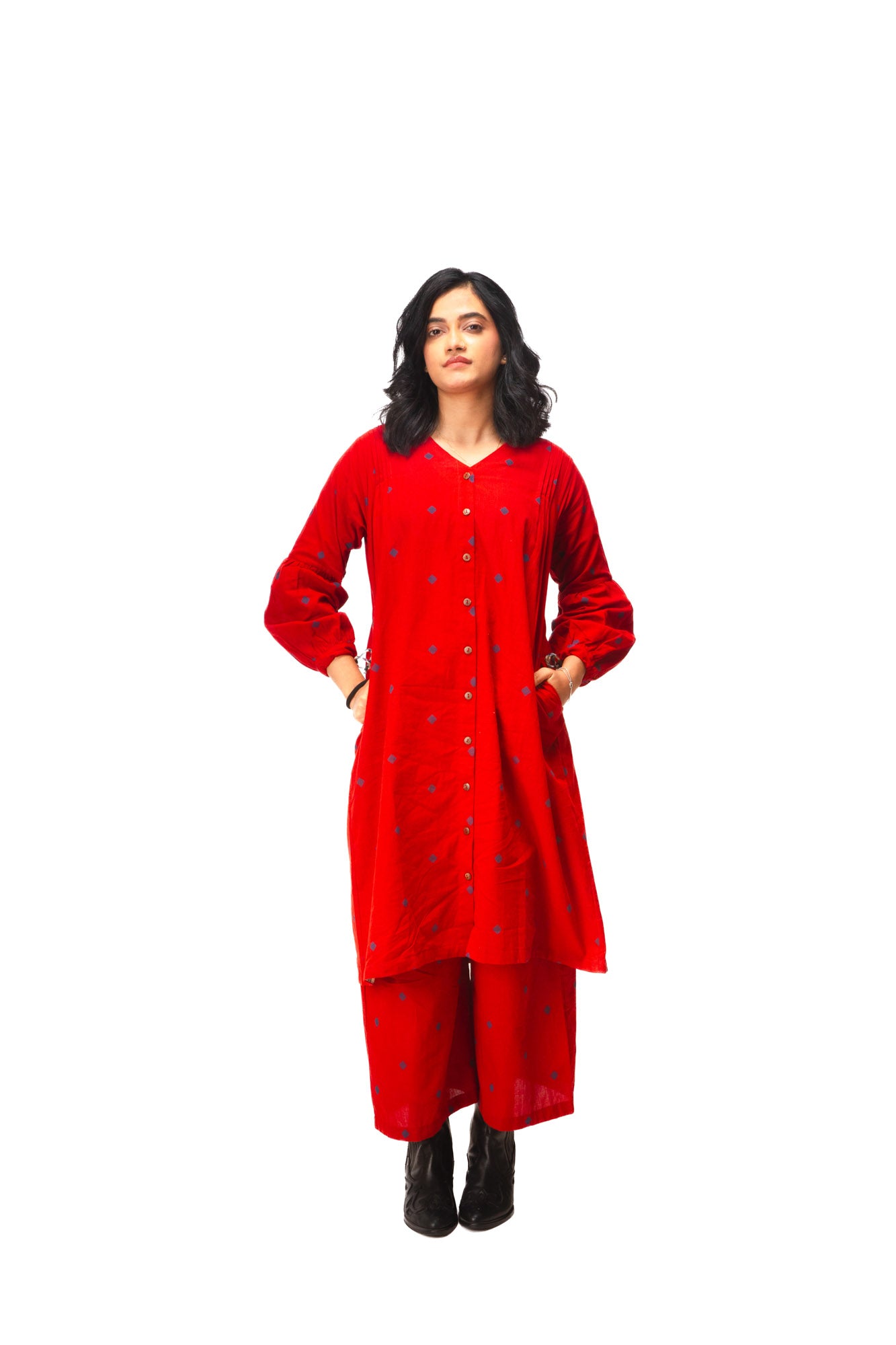 True Red Melody Dress Set