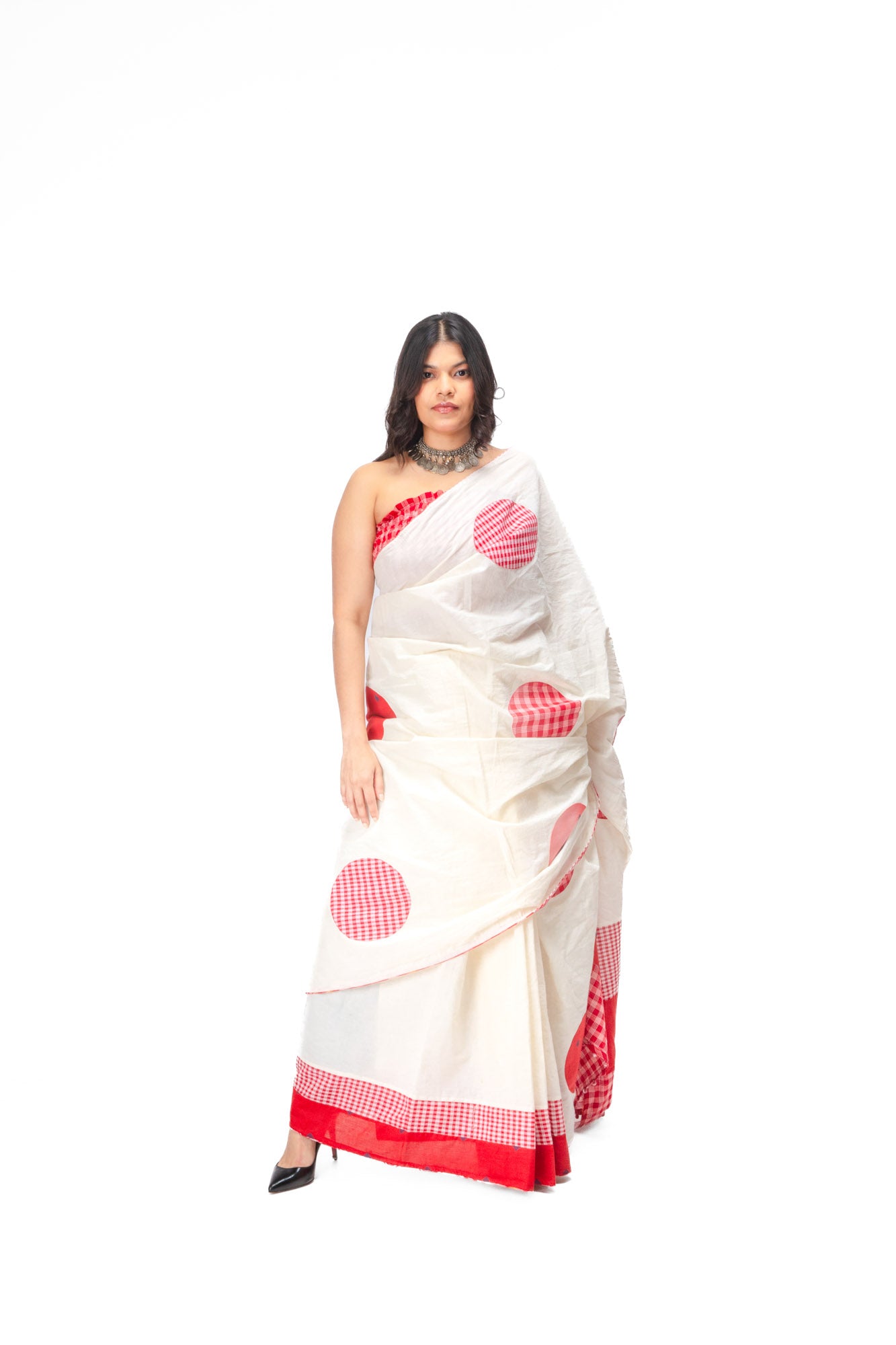 Festive Polka Saree