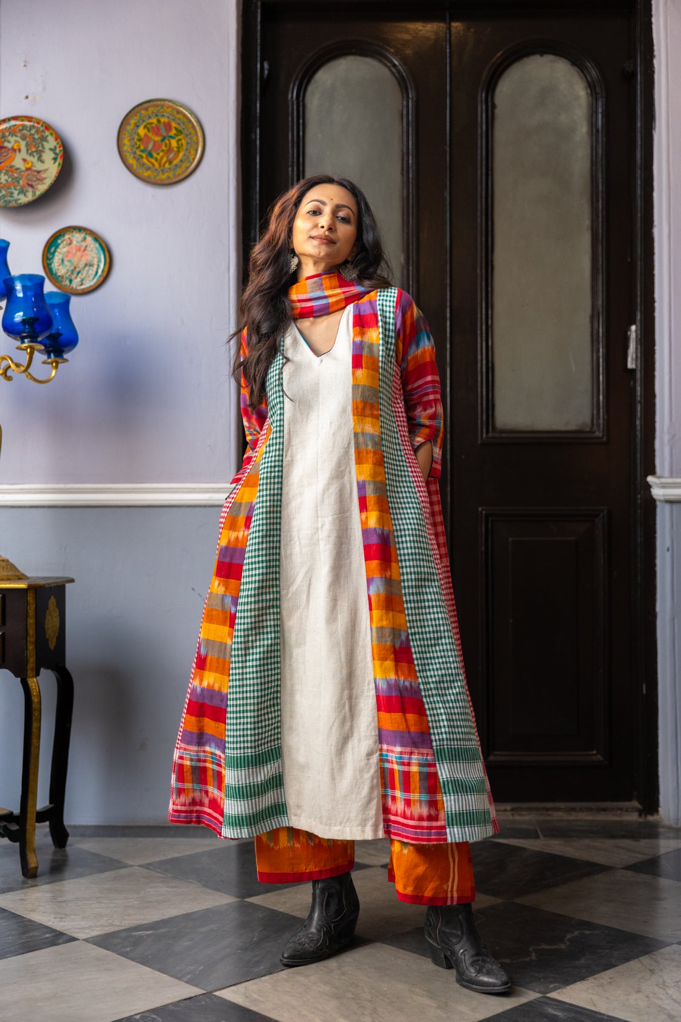 Noma Dress + Palazzo + Dupatta (Set)