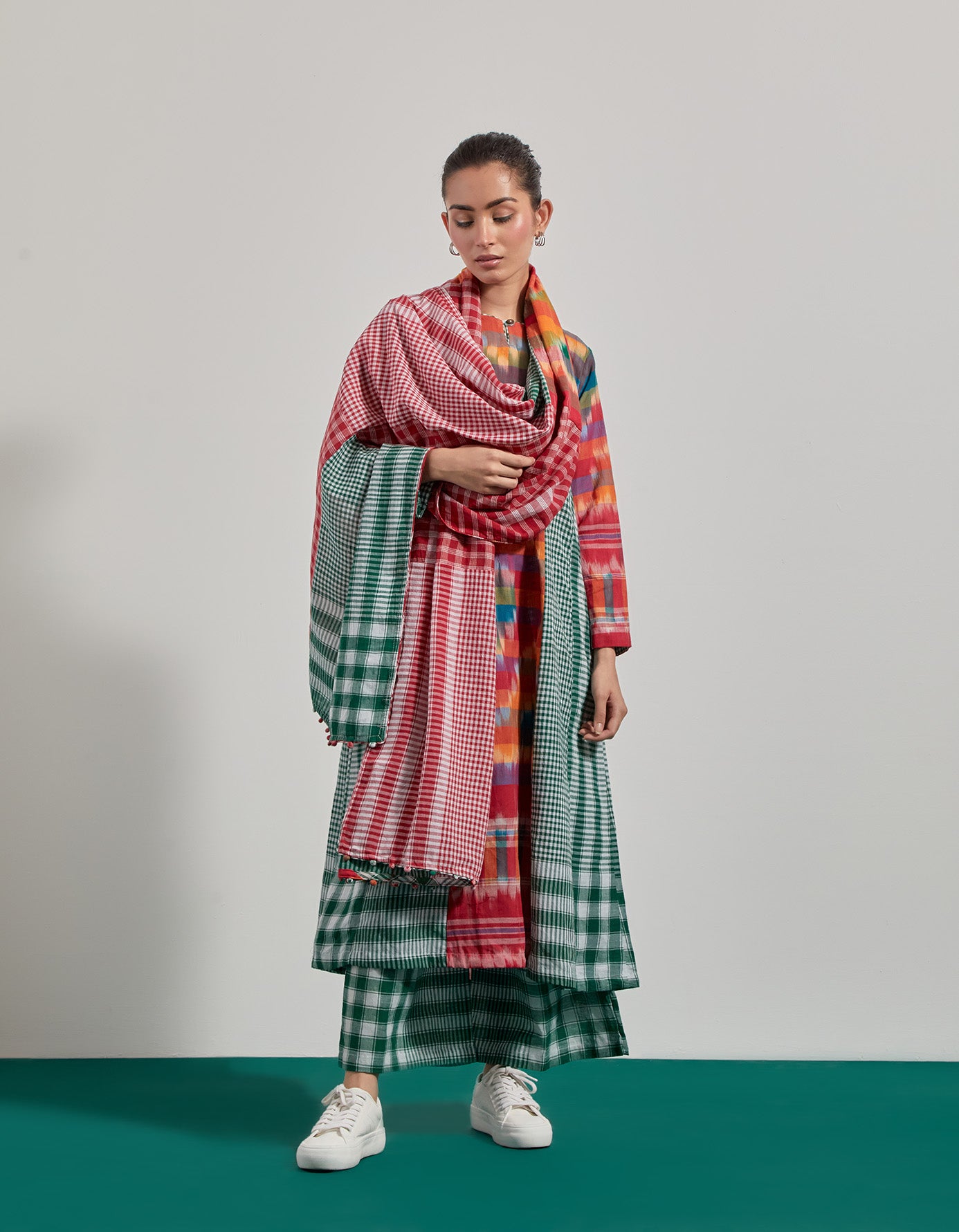 Kotki/Green Side Panelled Set