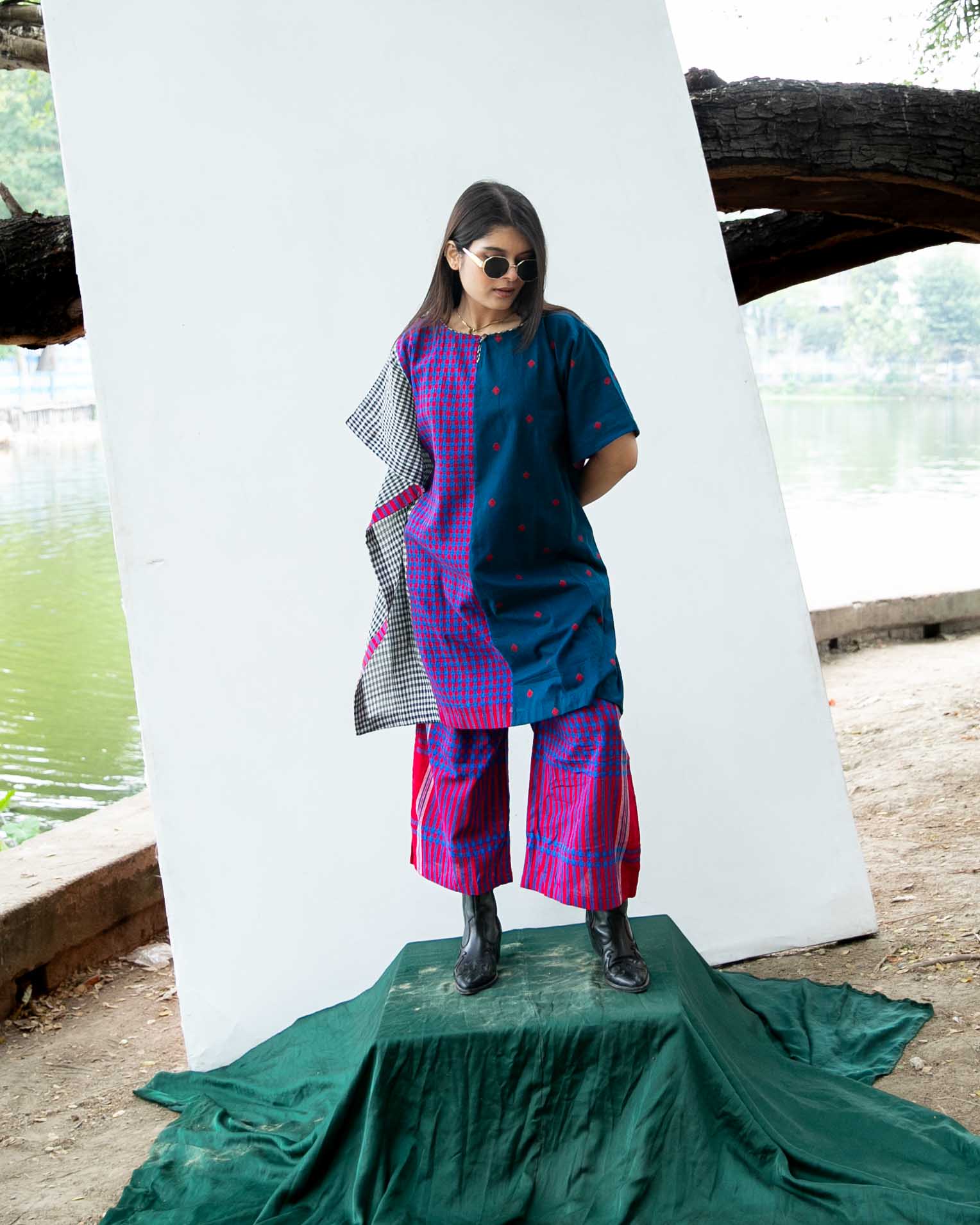 Unwind Waves Kaftan Set
