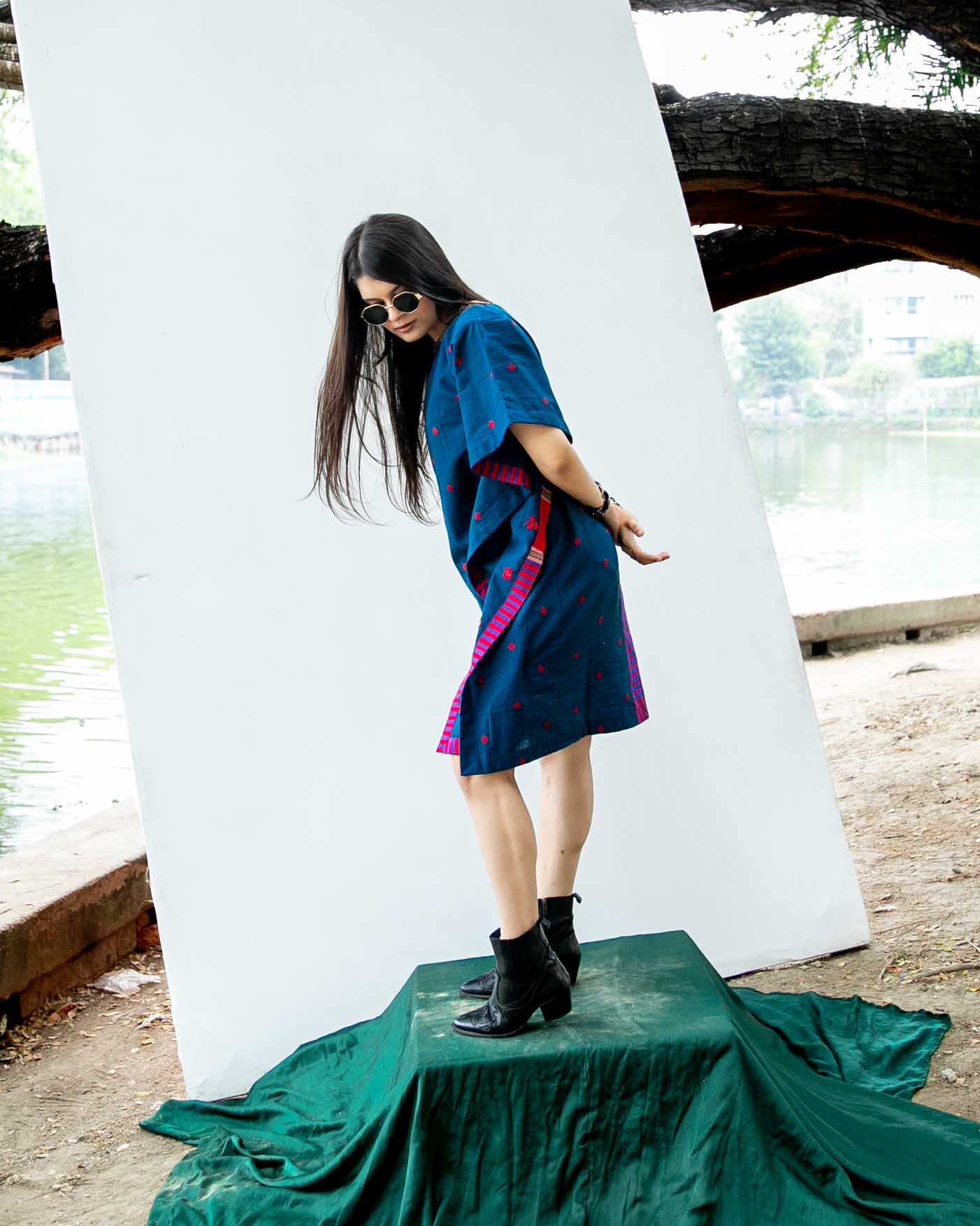 Unwind Waves Kaftan Dress