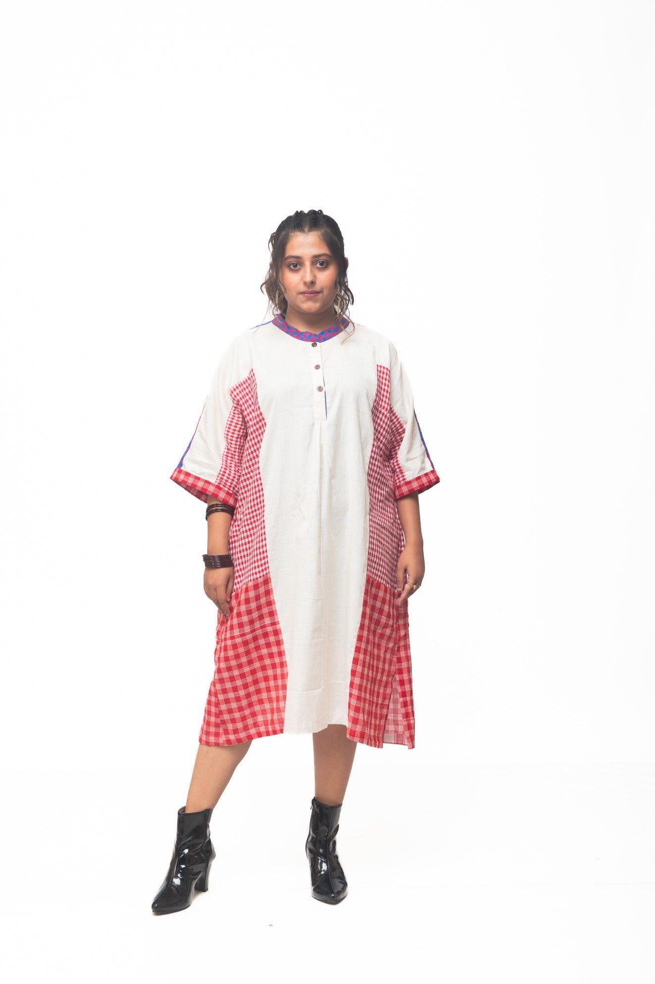 Khadi Boho Sleeves Dress