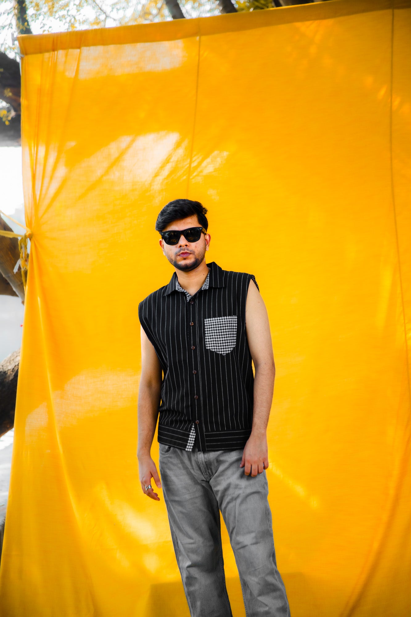 The Checkmate Sleeveless Shaket