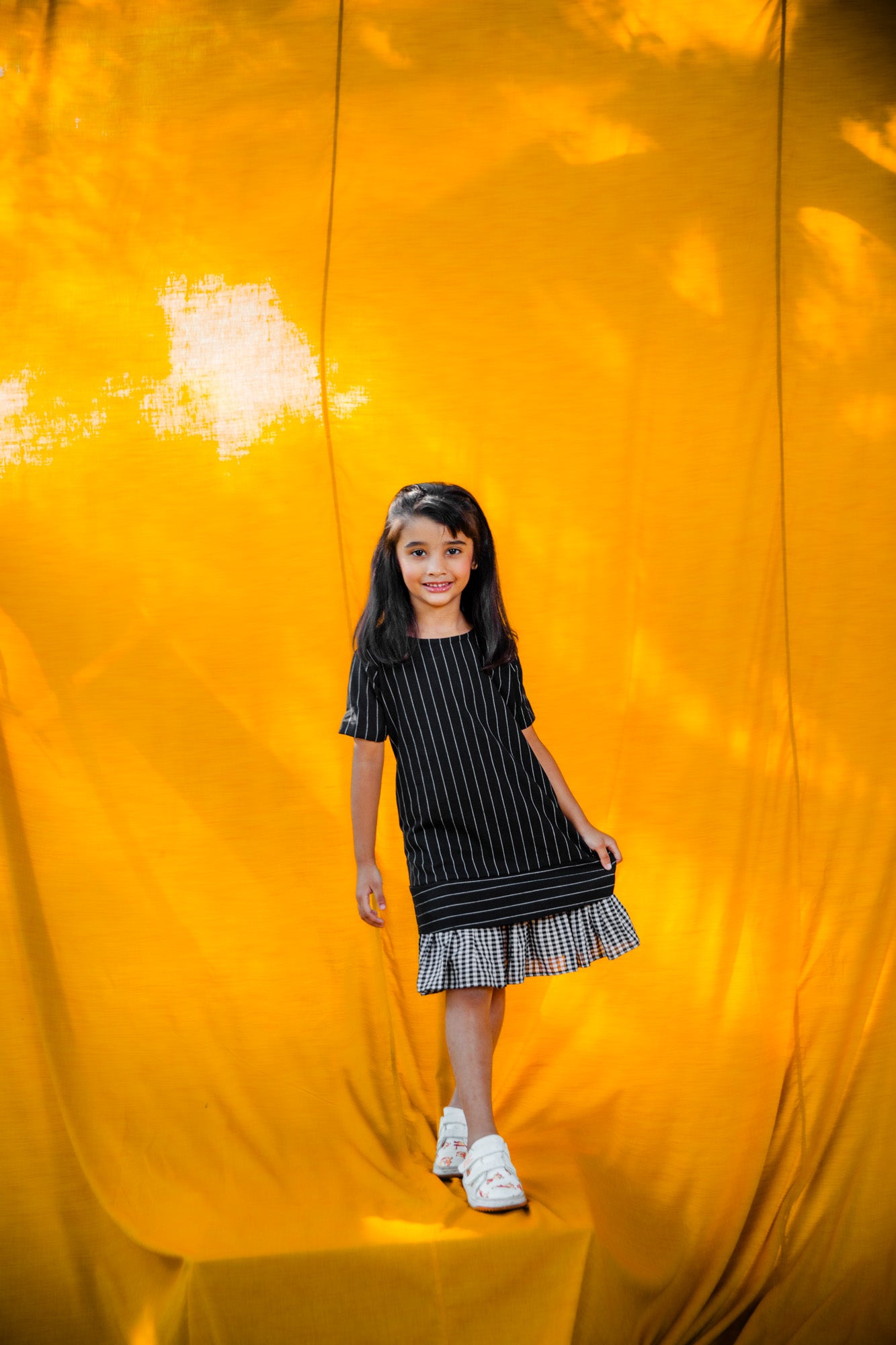 Ashline Straight Frill Dress