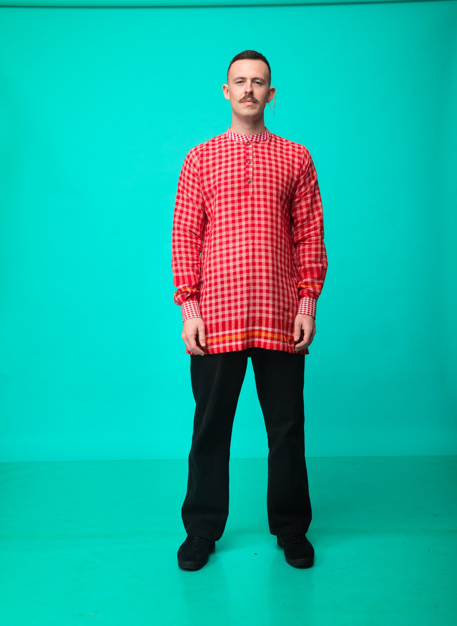 Classic Red Unisex Kurta