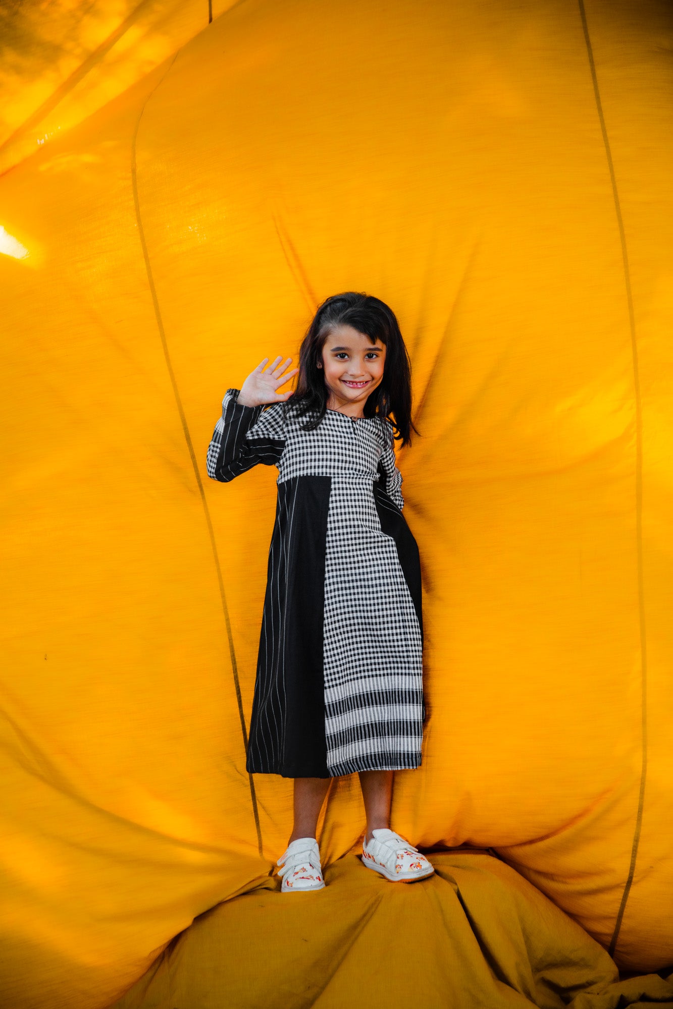 The Noir Side Panelled Dress