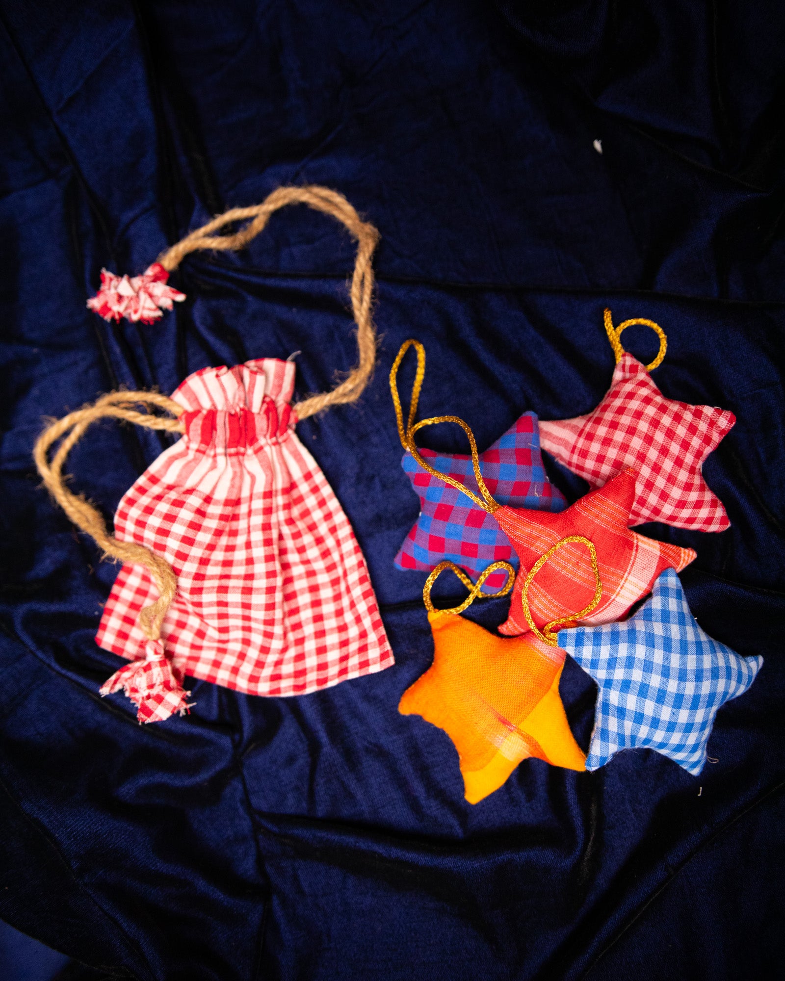 Christmas Tree Decoratives - Pack of 5 Stars