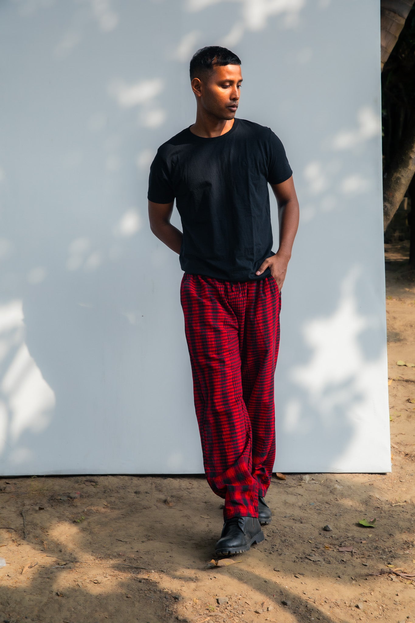 PACK: Black/Maroon Dual Dhoti Pants + Maroon PJs