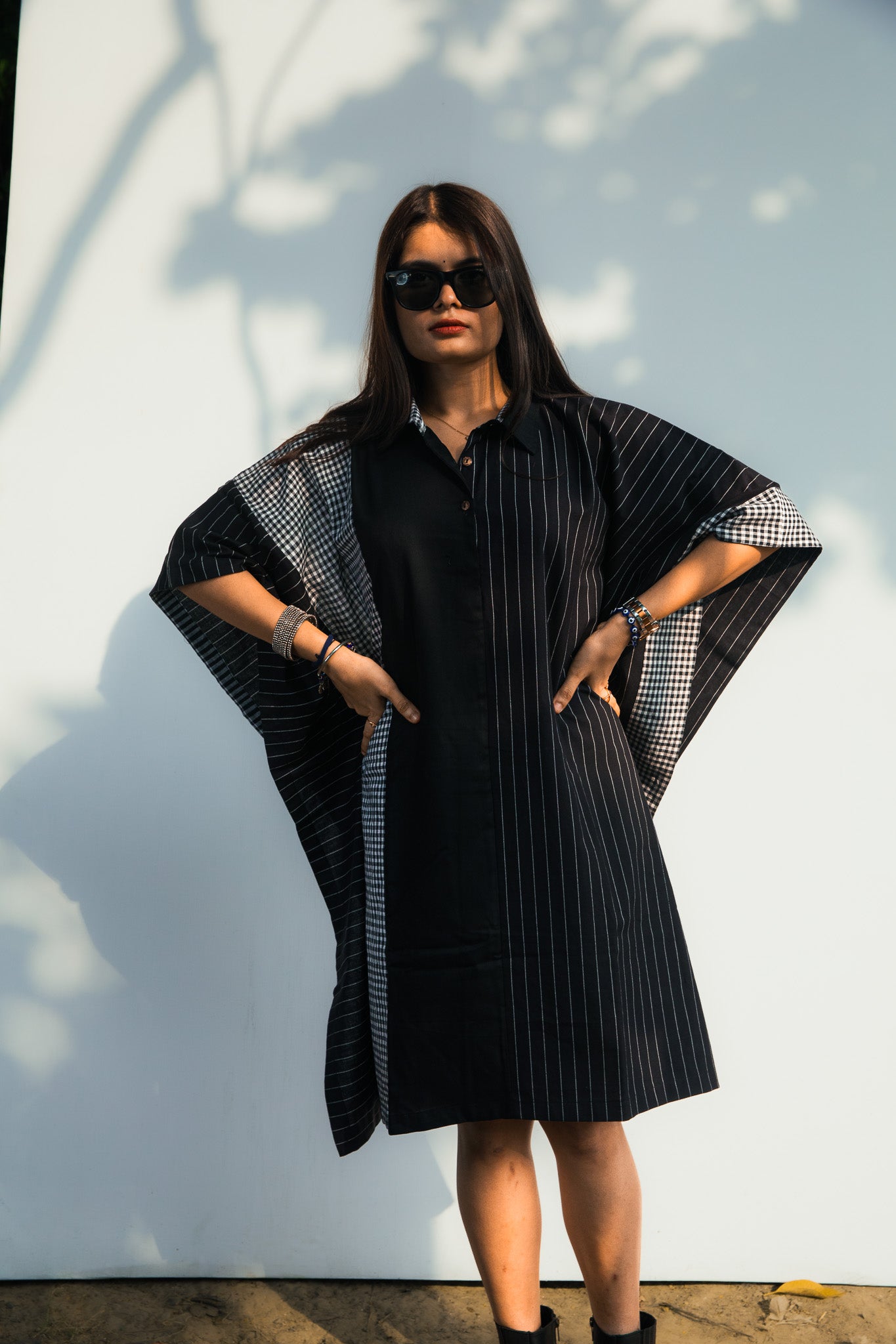 Wingspan Kaftan - Black