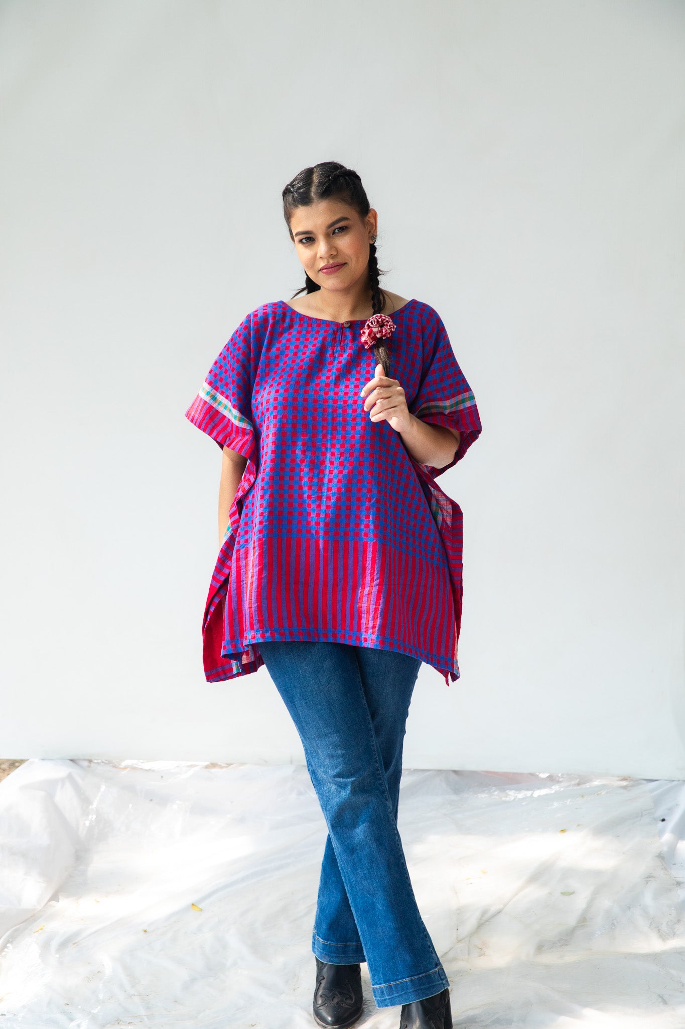 Plum Kaftan Top