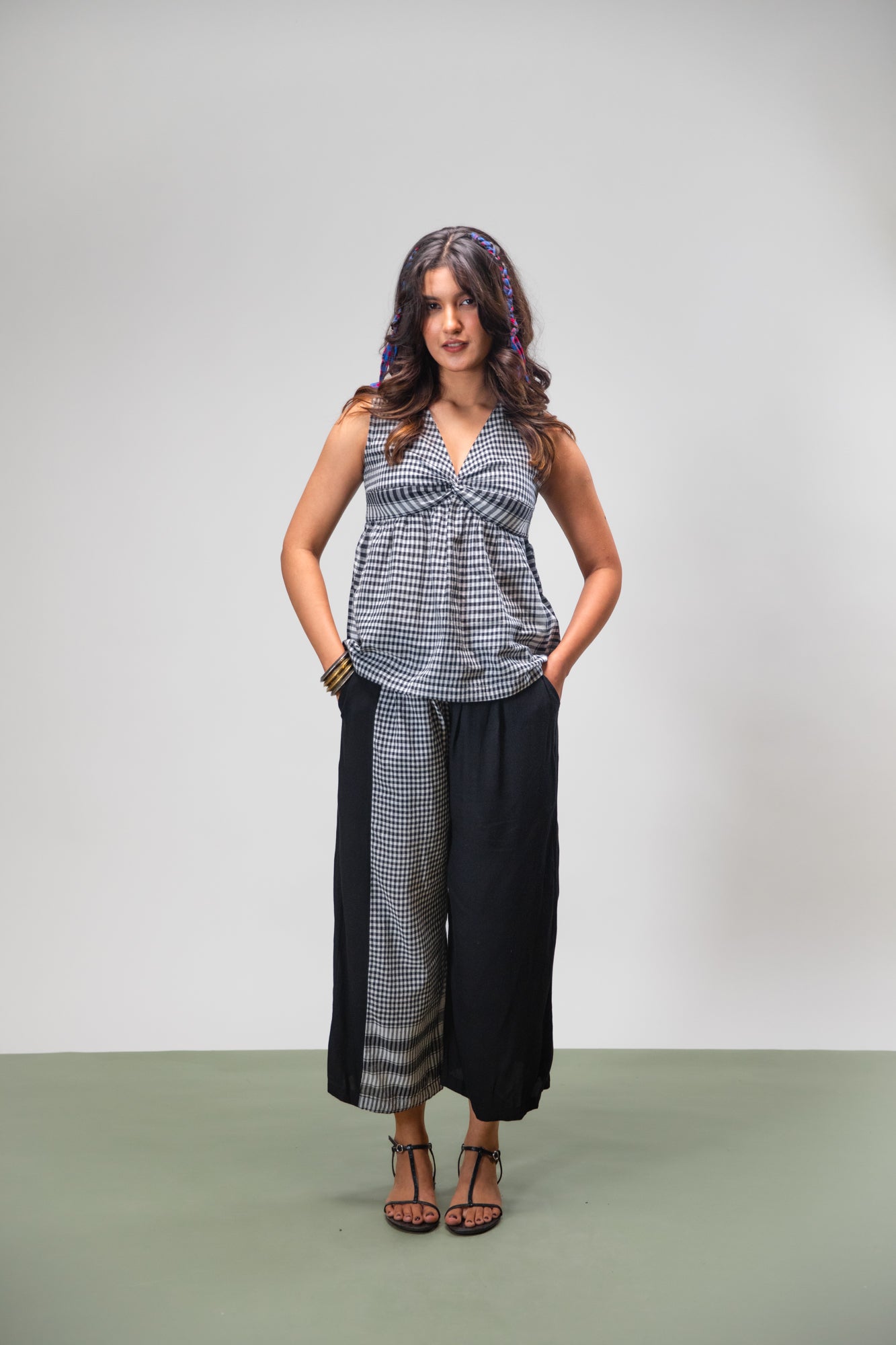 Cloudline Top + Palazzo set