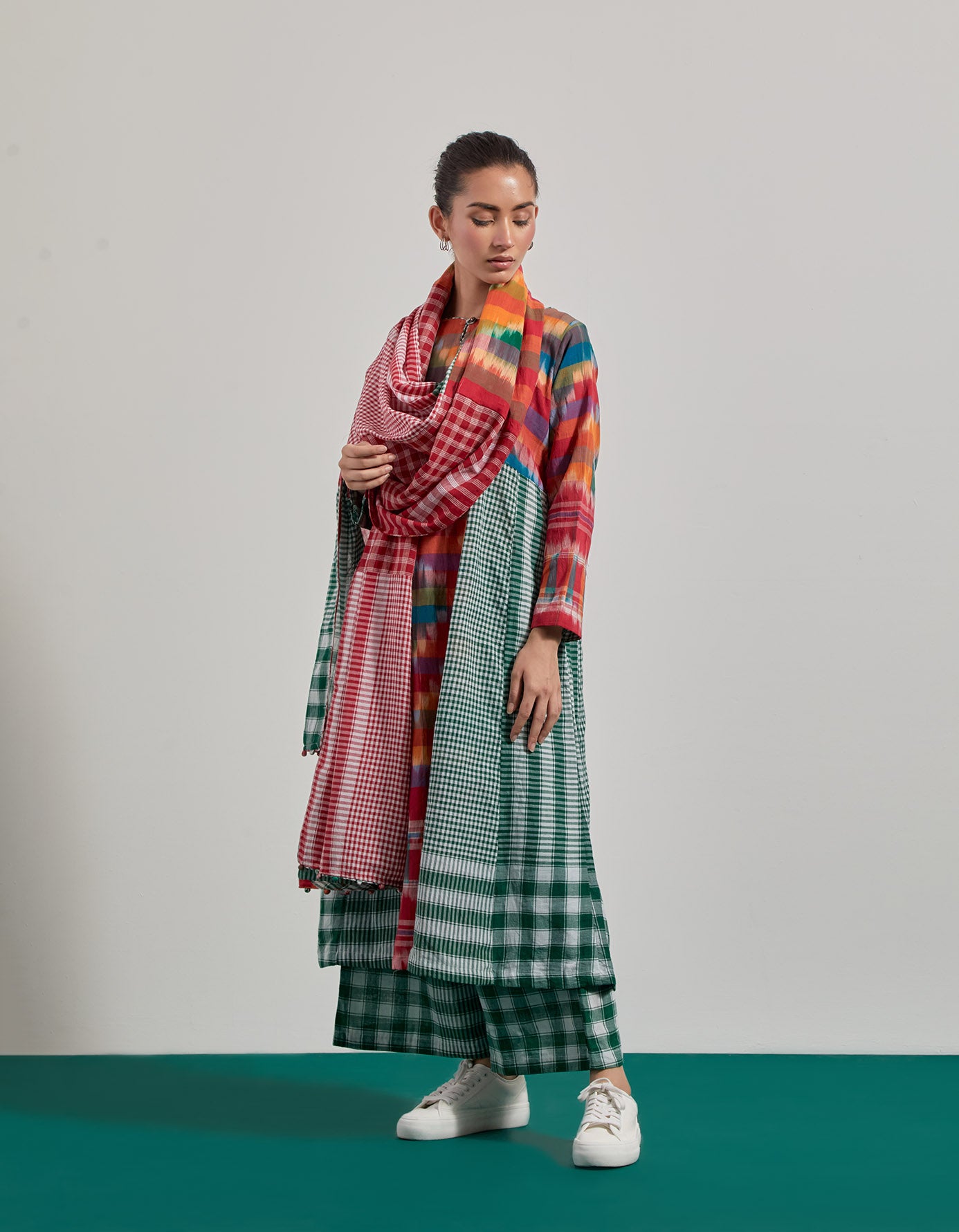 Kotki/Green Side Panelled Set