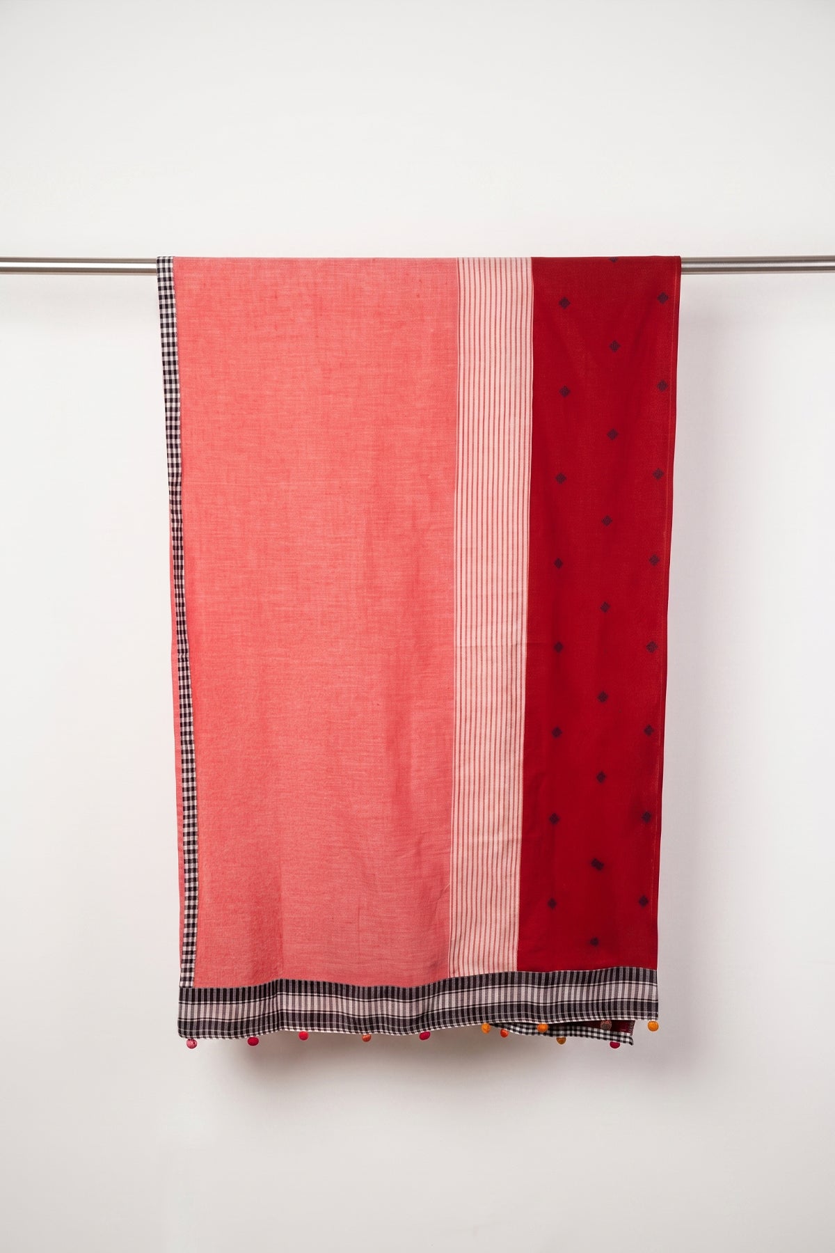 One of A-Kind Dupatta (Reds)