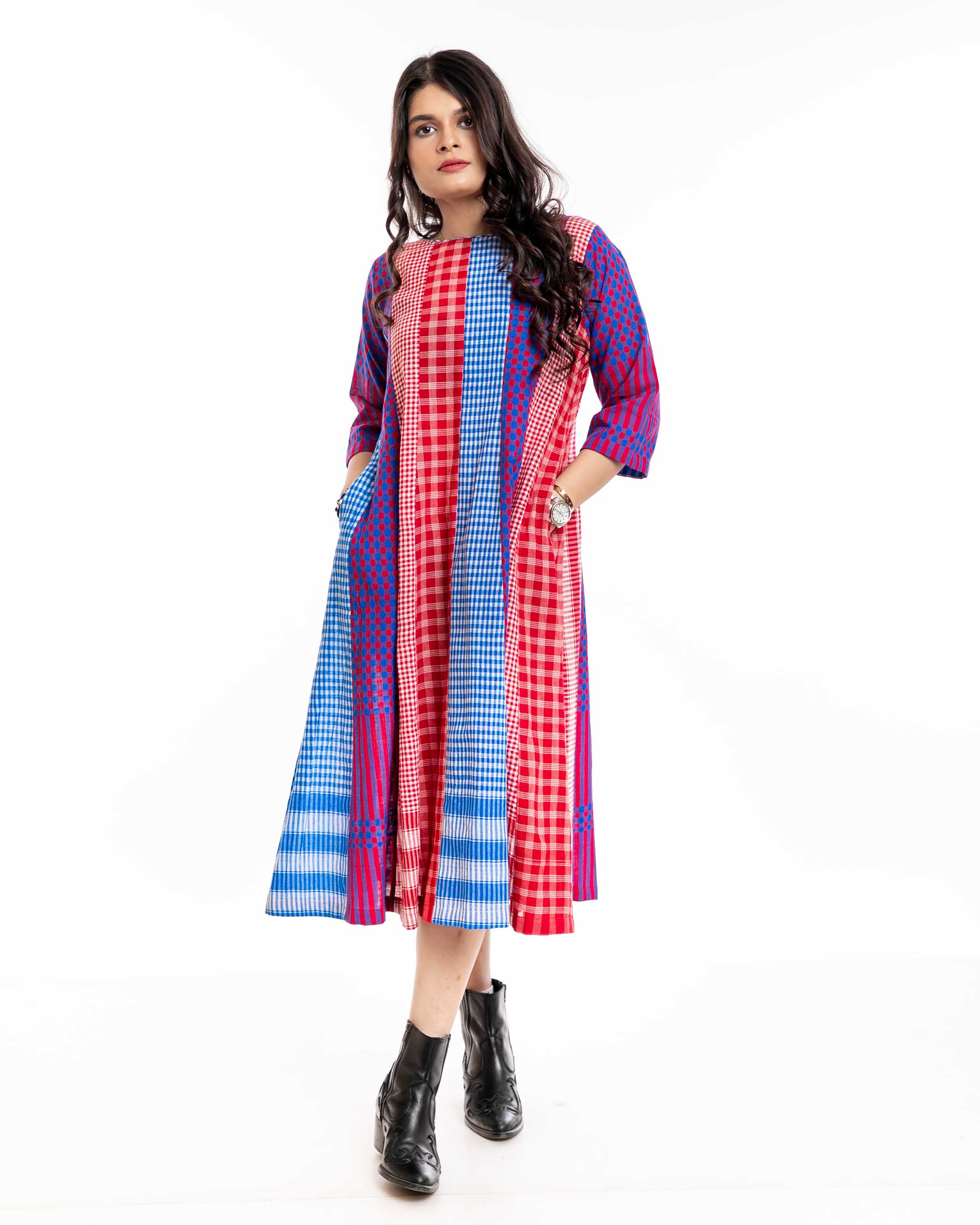 BlueMoon 16 Panelled Dress
