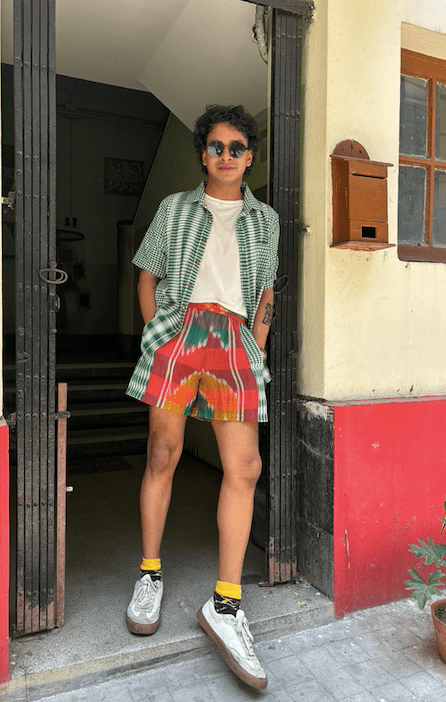 Tropical Cotton Set (Shorts + Shirt)