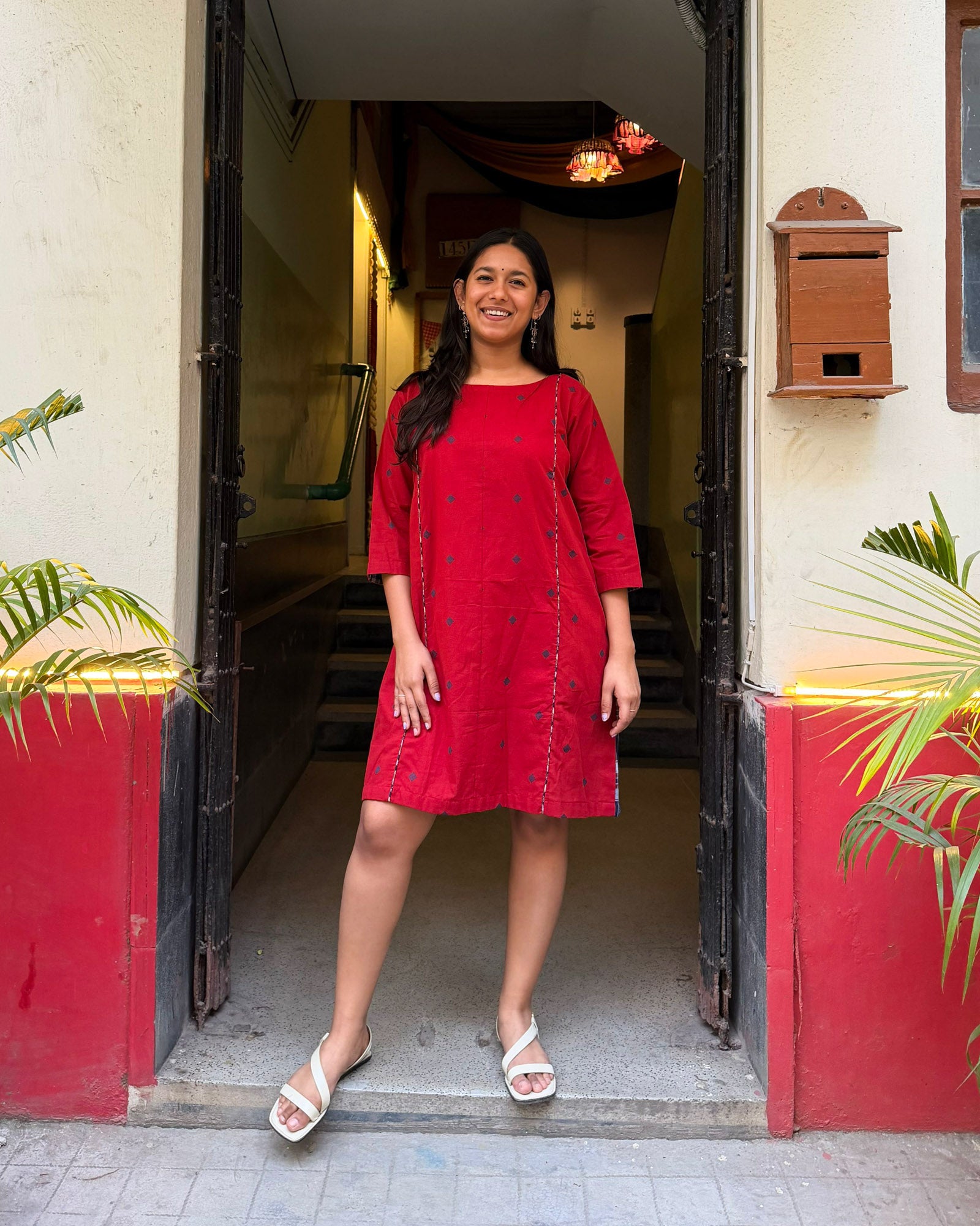 True Red Tunic Dress
