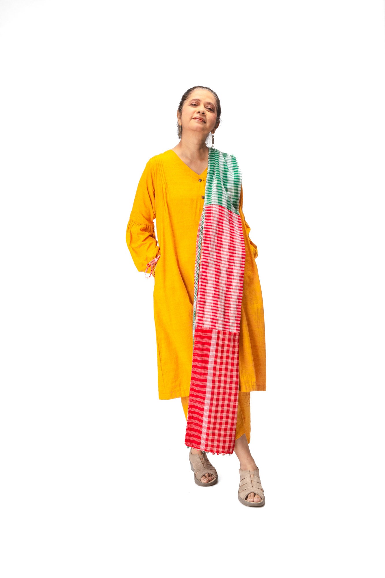Yellow Melody Dupatta Set
