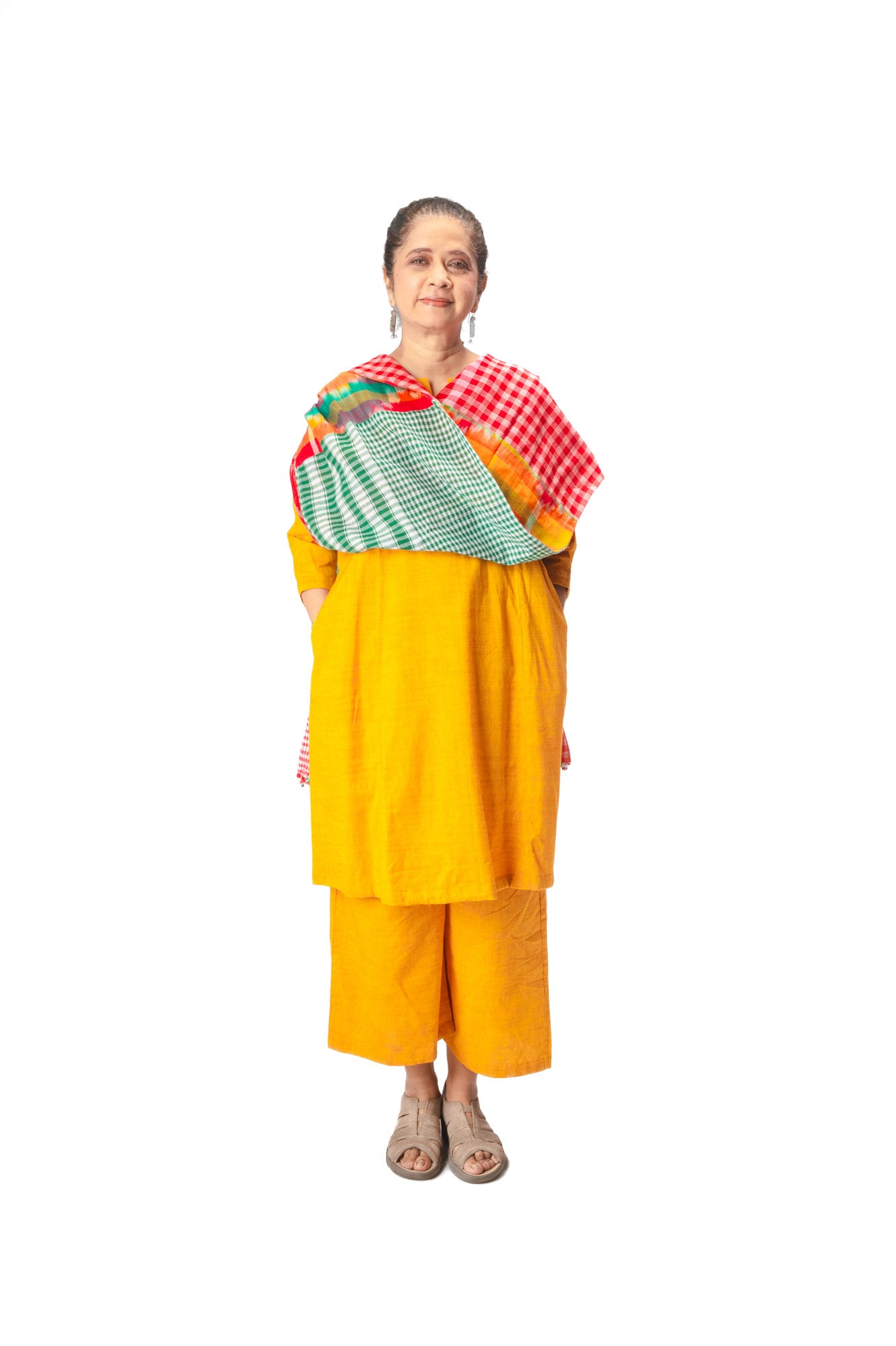 Yellow Harmony Dupatta Set