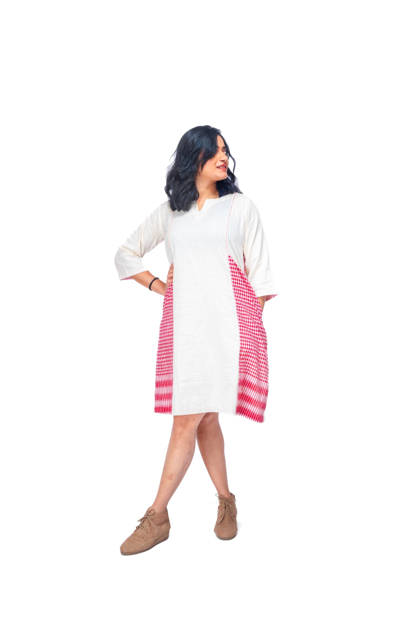 Red White Harmony Dress