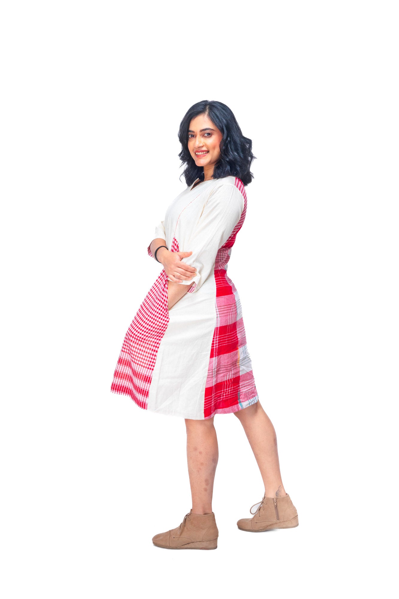 Red White Harmony Dress