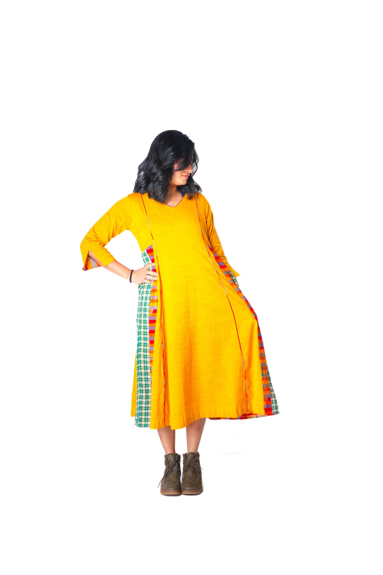Yellow Cinder Isle Dress