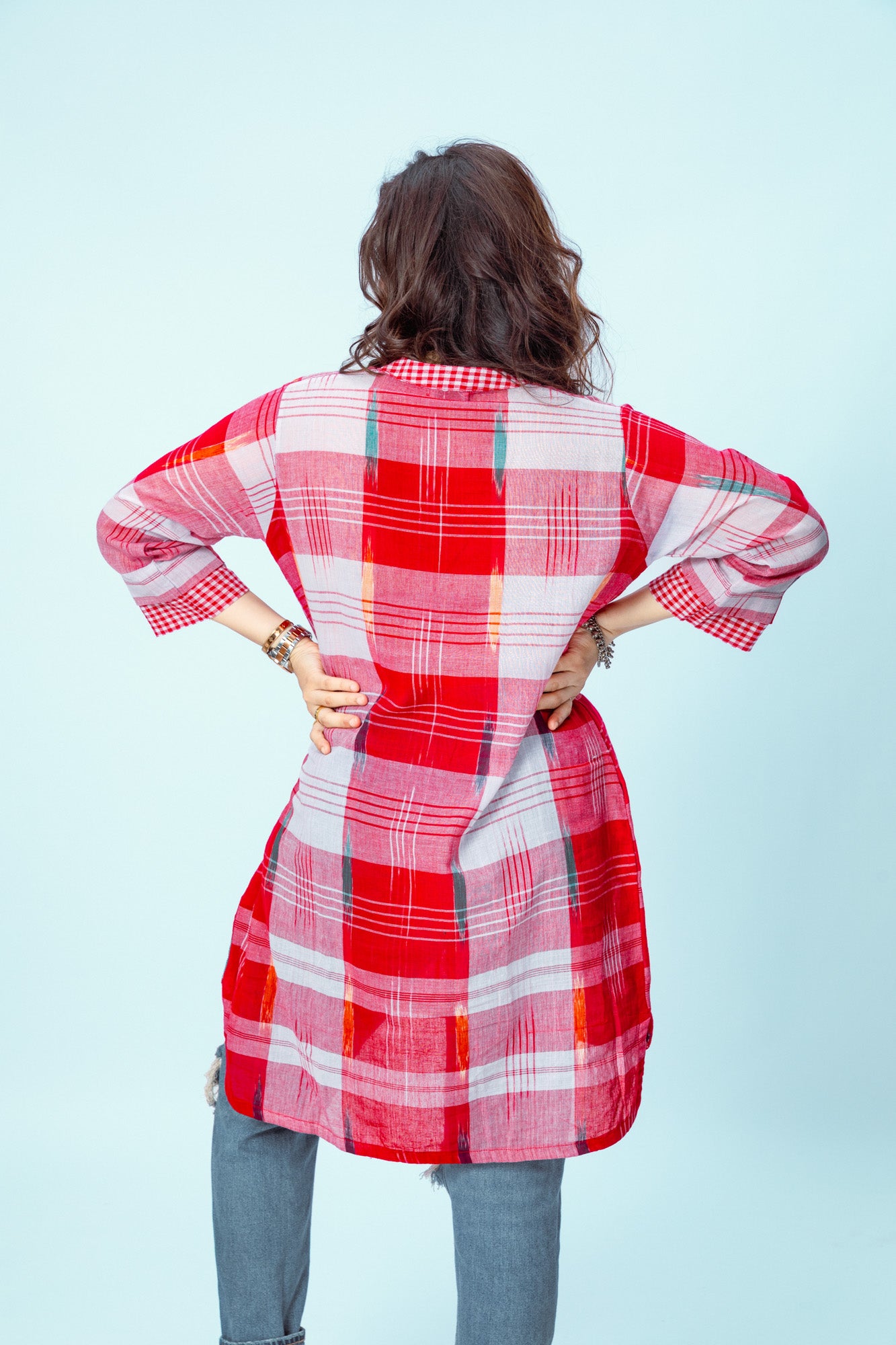 Red Rush Kurta