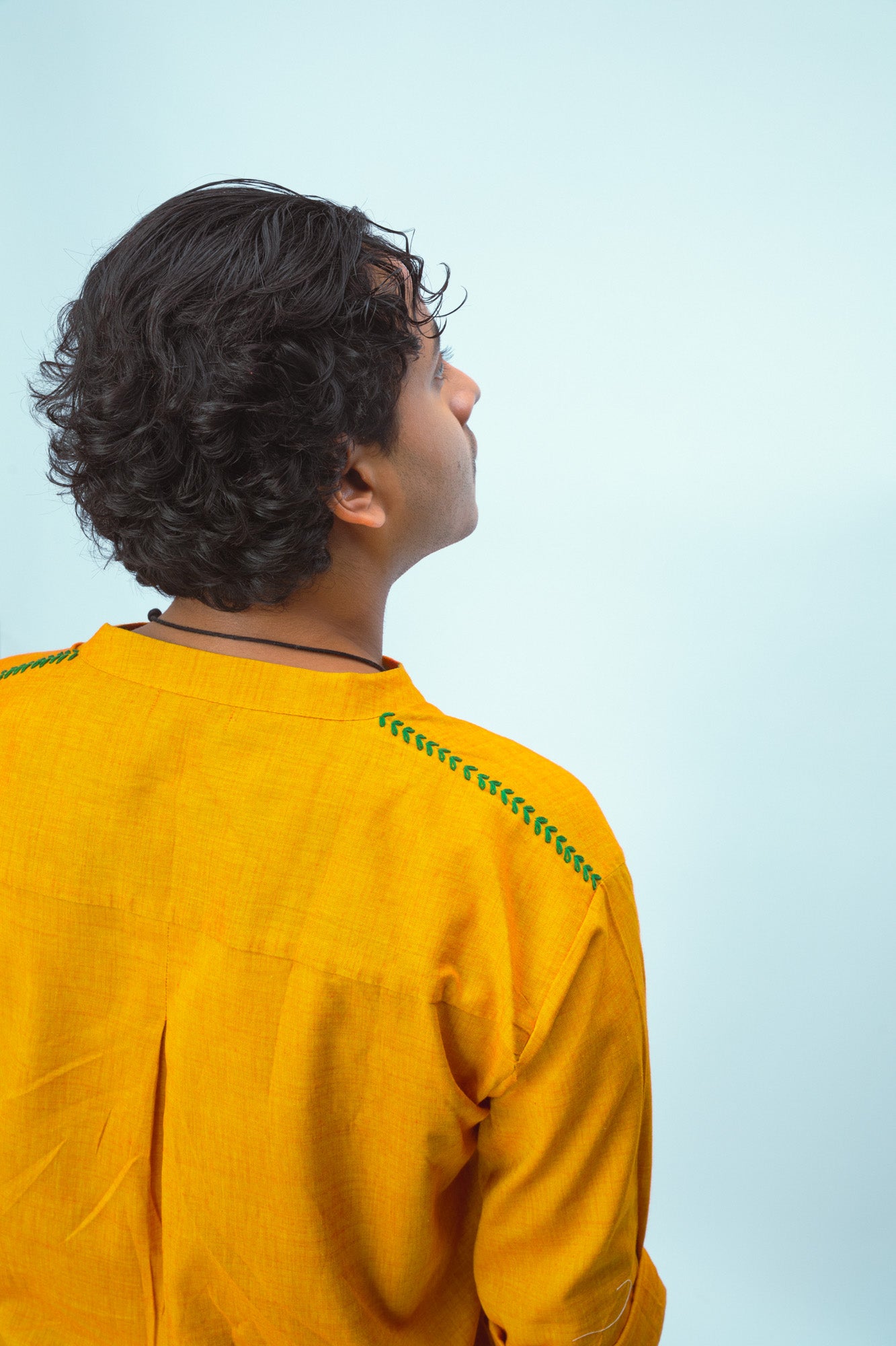 Yellow Kurta + Kotki Dhoti Pants