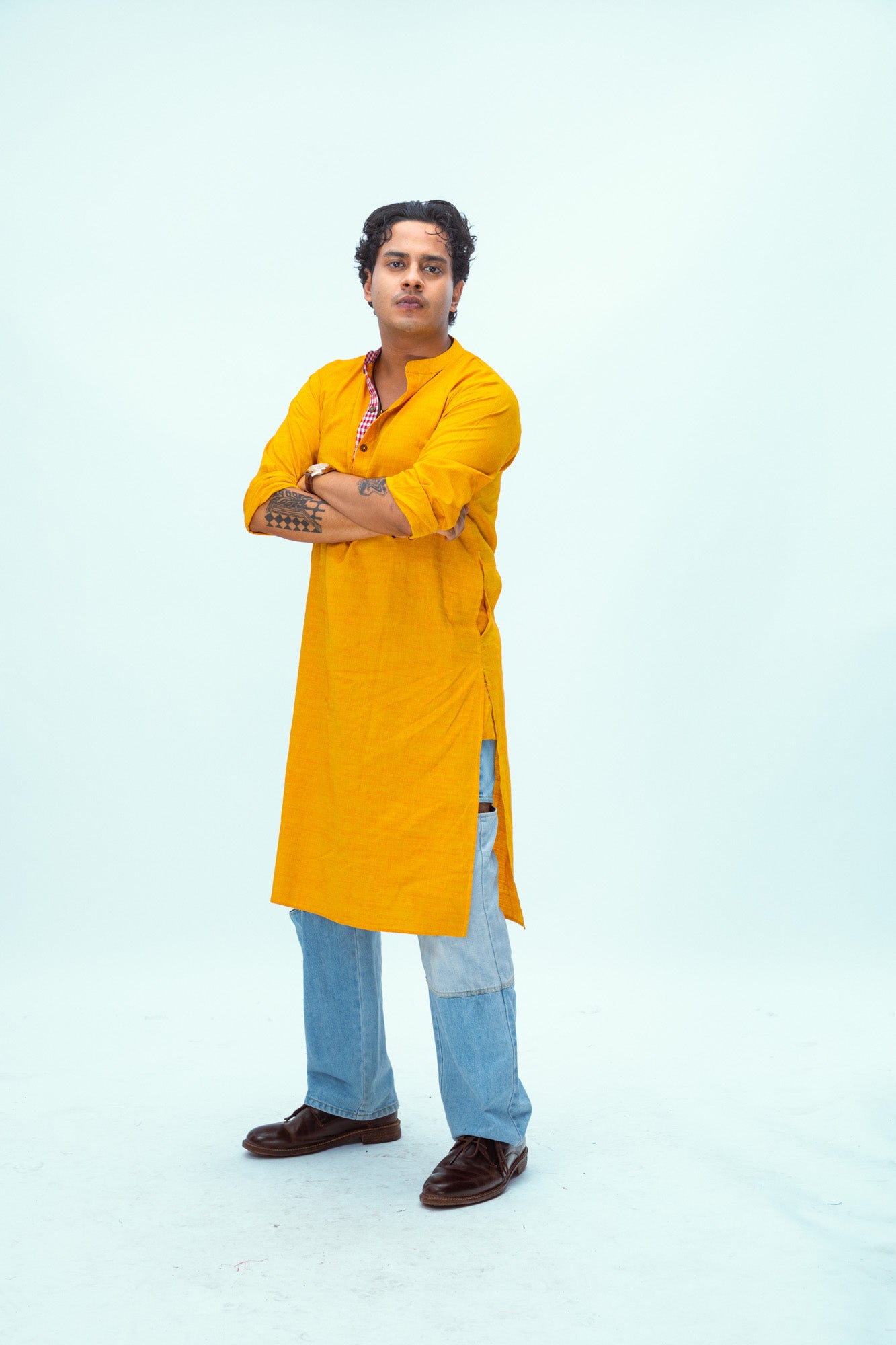 Yellow Long Kurta