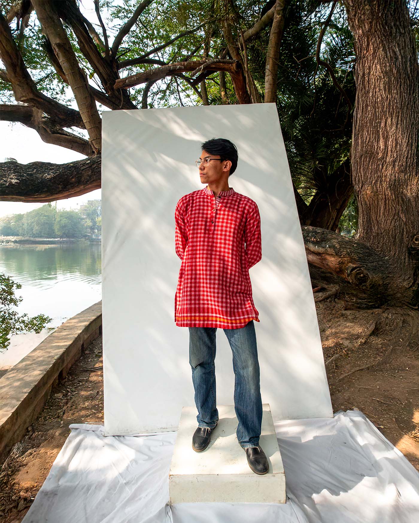 Classic Red Unisex Kurta