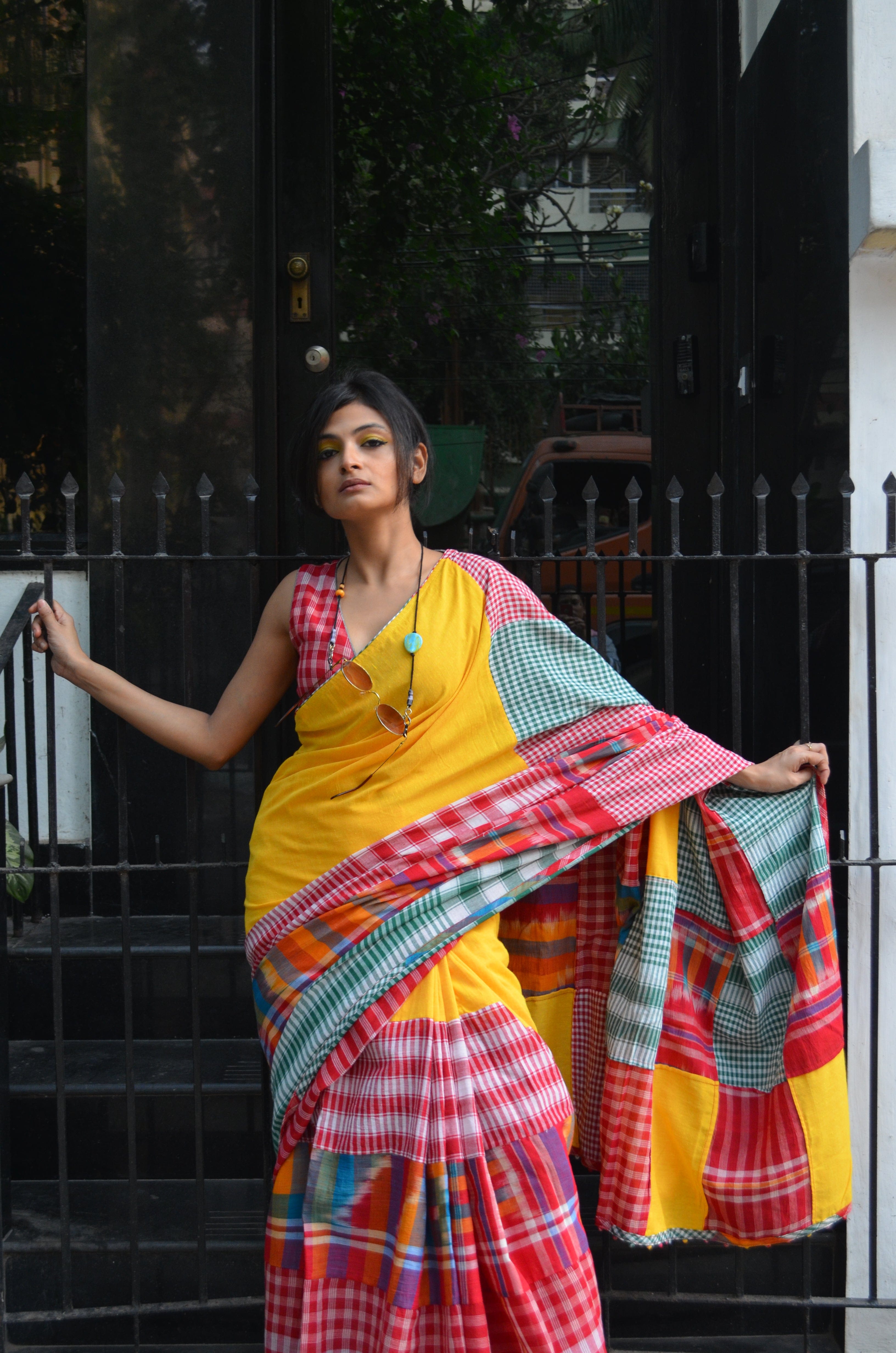 The Sunflower Saree