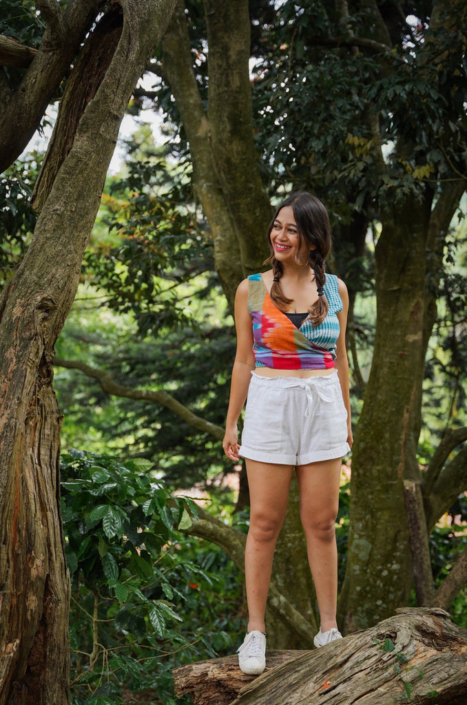 The Reversible Foliage Bustier