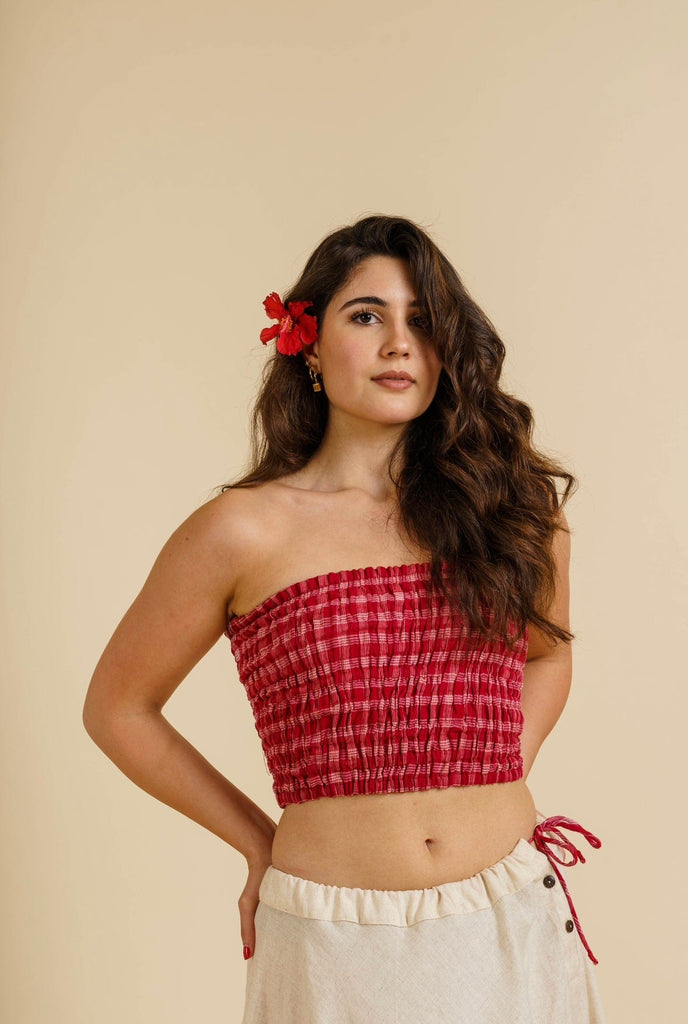 Classic Red Tube Top